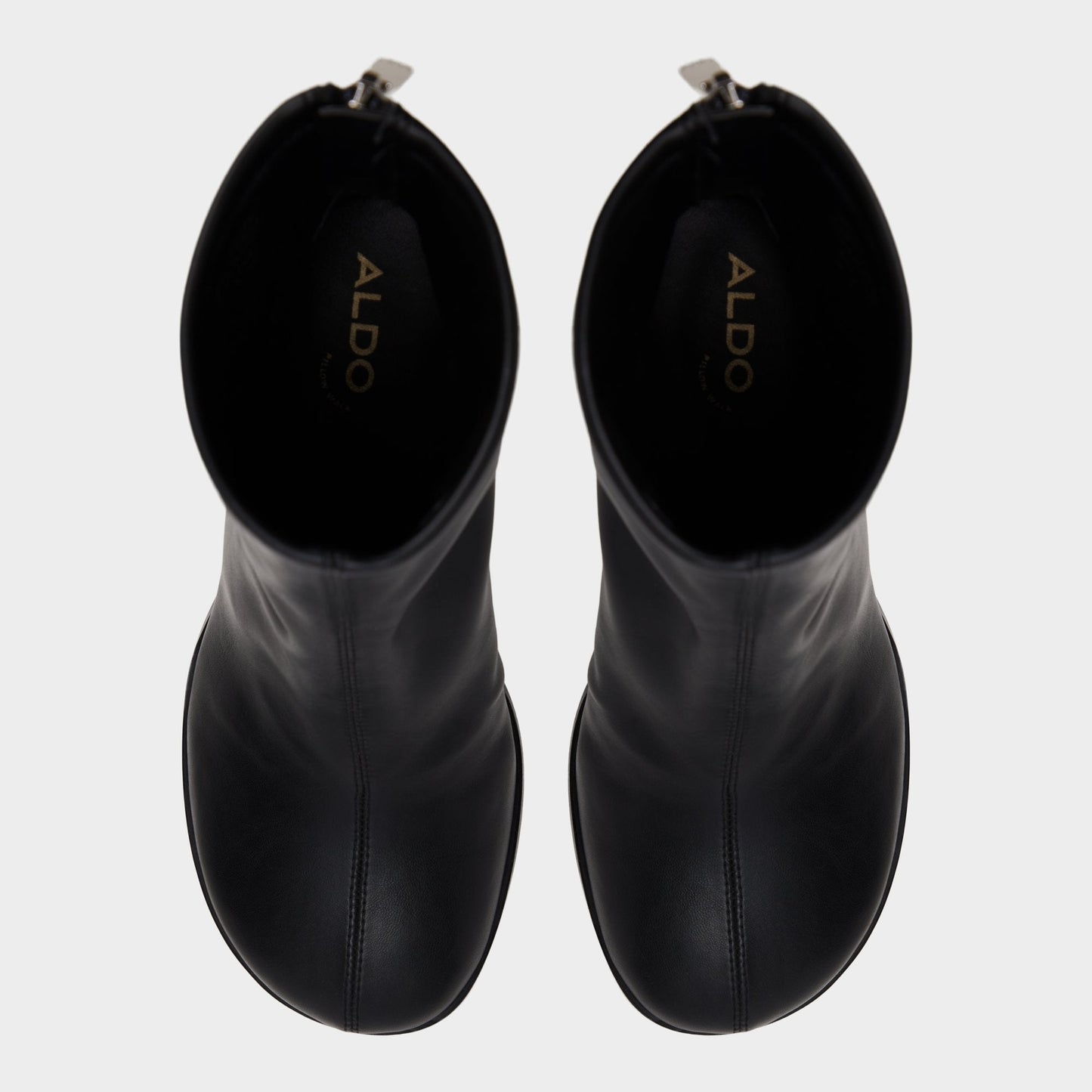 Evander in Black - Ankle boot, Stiletto heel - Black