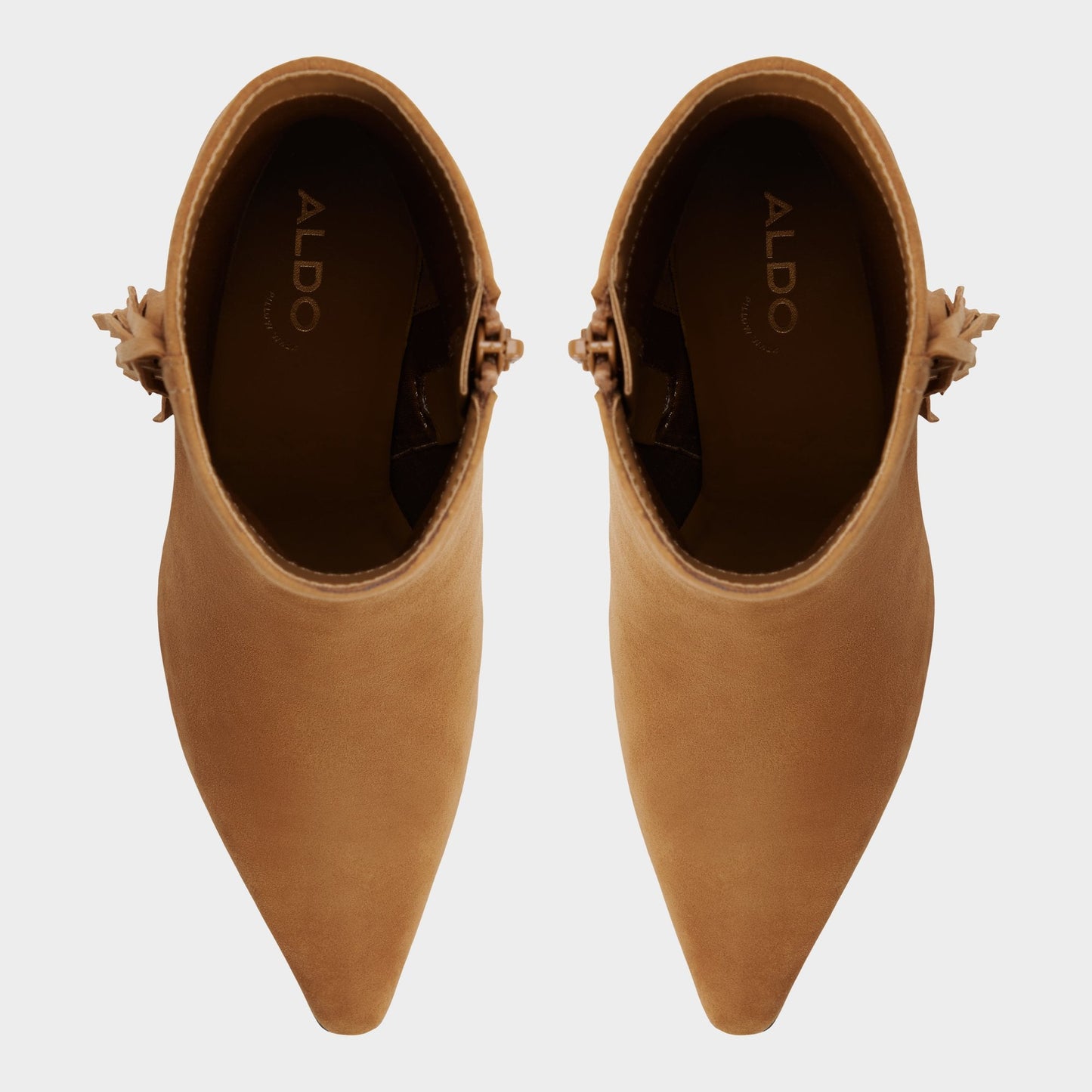 Shaniah in Light Brown - Ankle boot, Block heel - Light Brown
