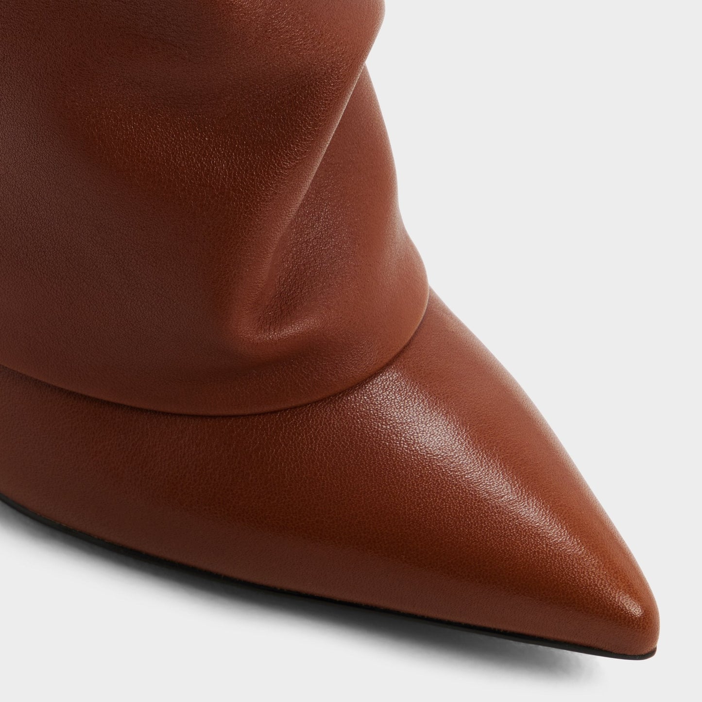 Enalavia - Knee-high boot, Stiletto heel - Tan