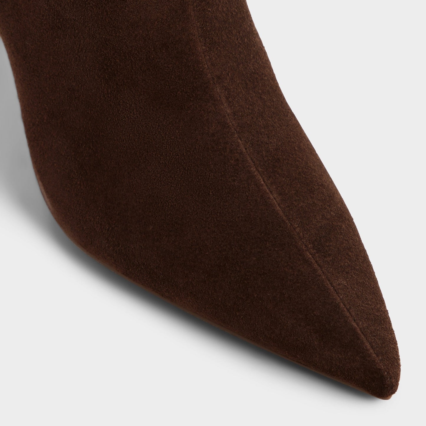 Kimmia in Medium Brown - Knee-high boot, Stiletto heel - Medium brown