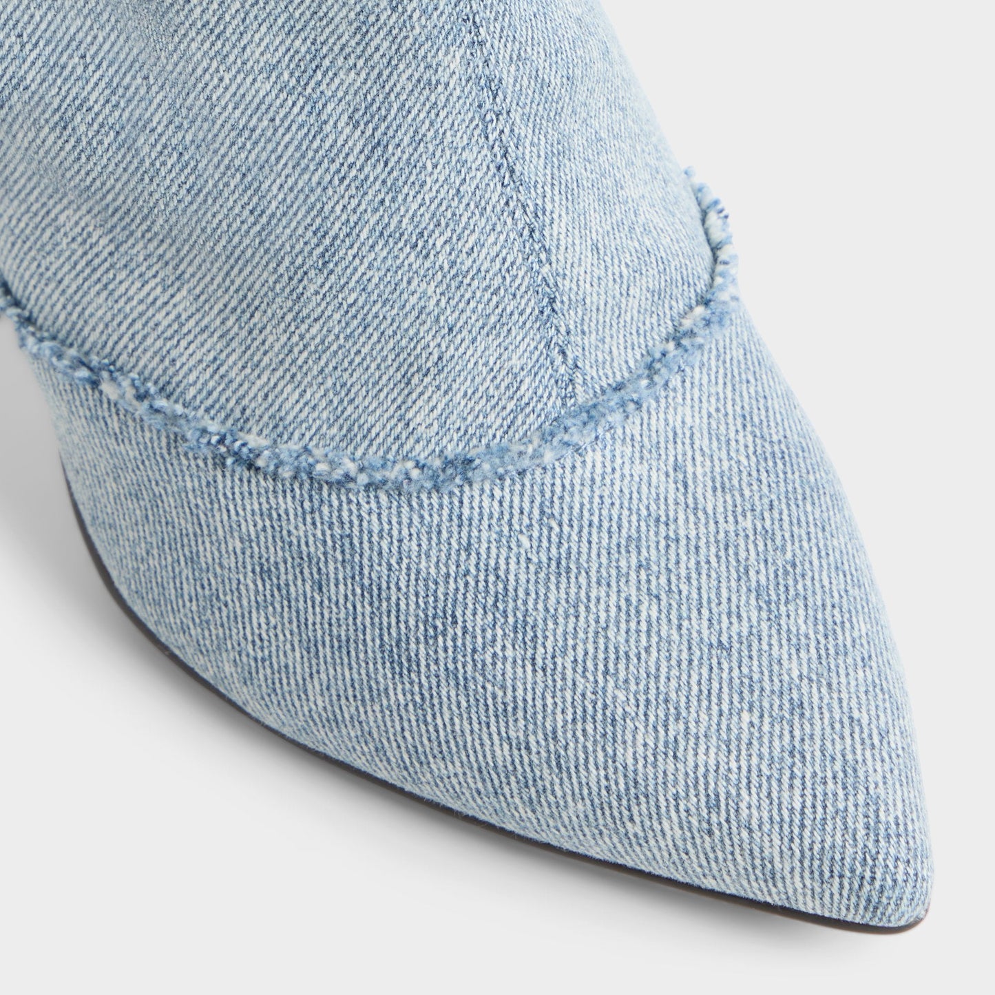 Daroba in Denim - Over-the-knee boot, Stiletto heel - Denim