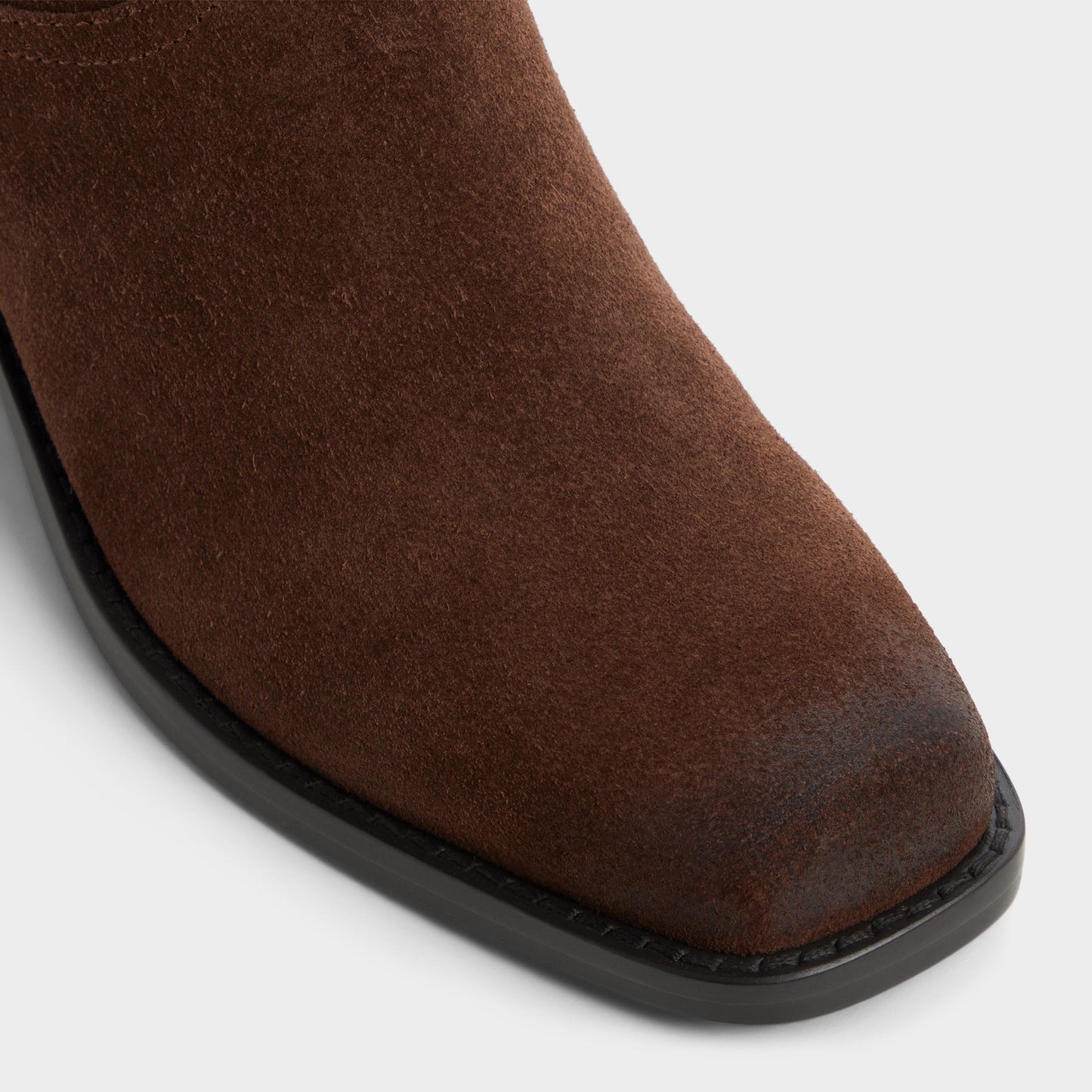 Emberlyn in Dark Brown 14163446 - Knee-high western boot, Cup sole - Dark Brown