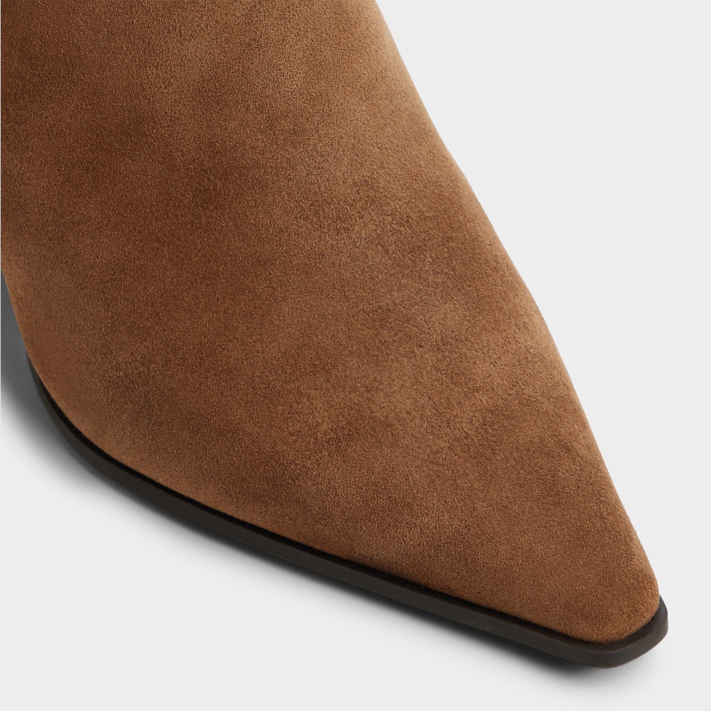 Kaelya in Dark Brown - Knee-high boot, Block heel - Dark brown