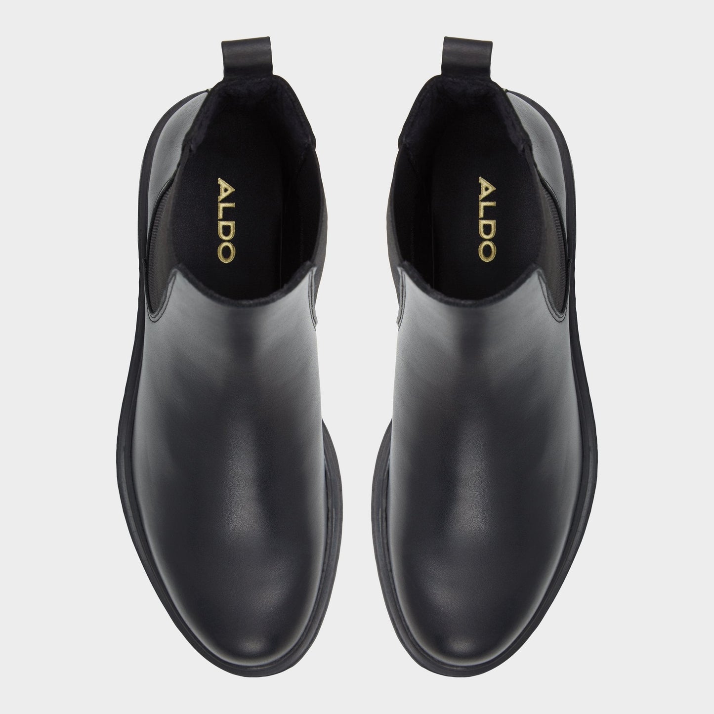 Adalitlan Black Women's Casual boots - Chelsea boot, Lug sole - Black
