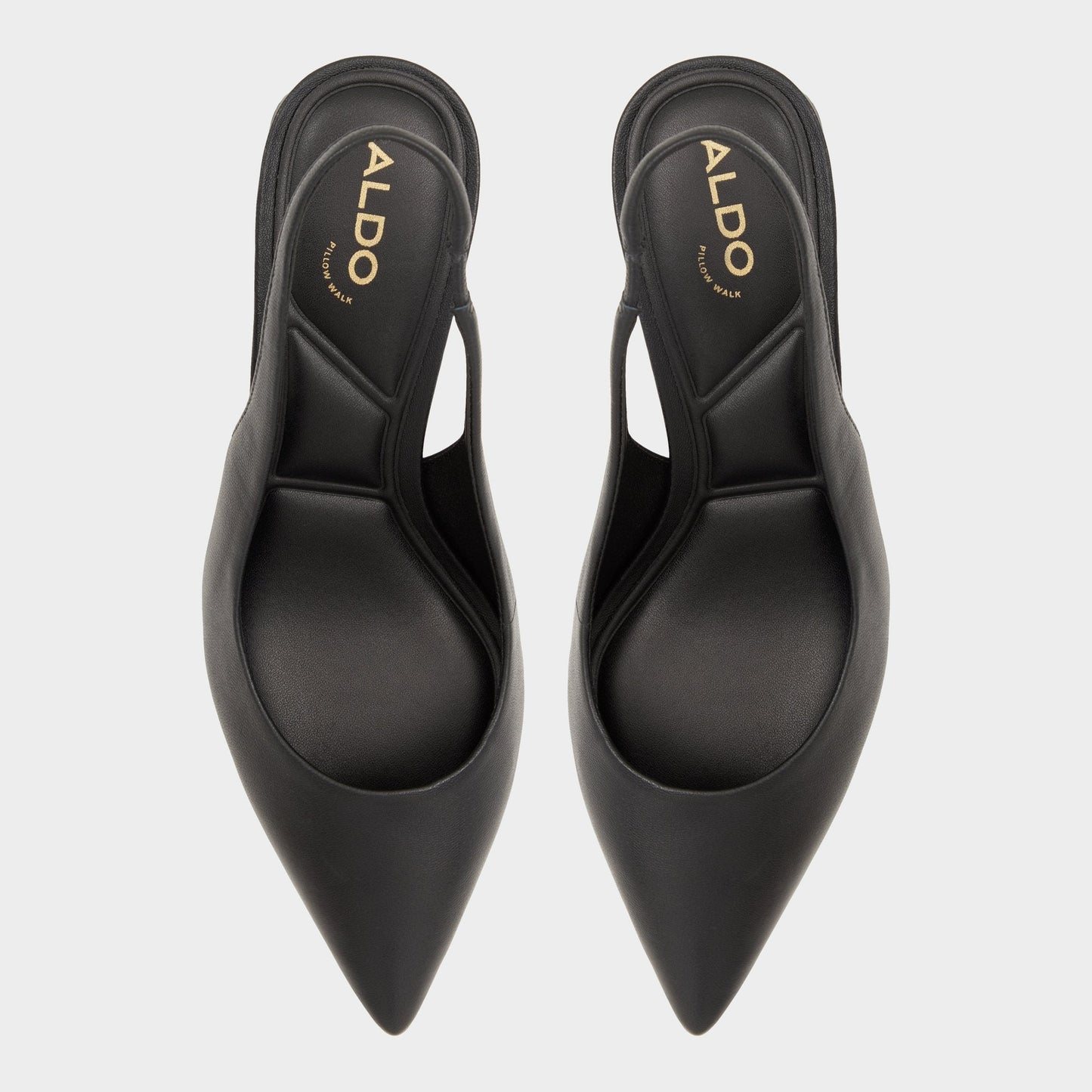 Uliana Black Women's Block heels - Slingback heel, Block heel - Black
