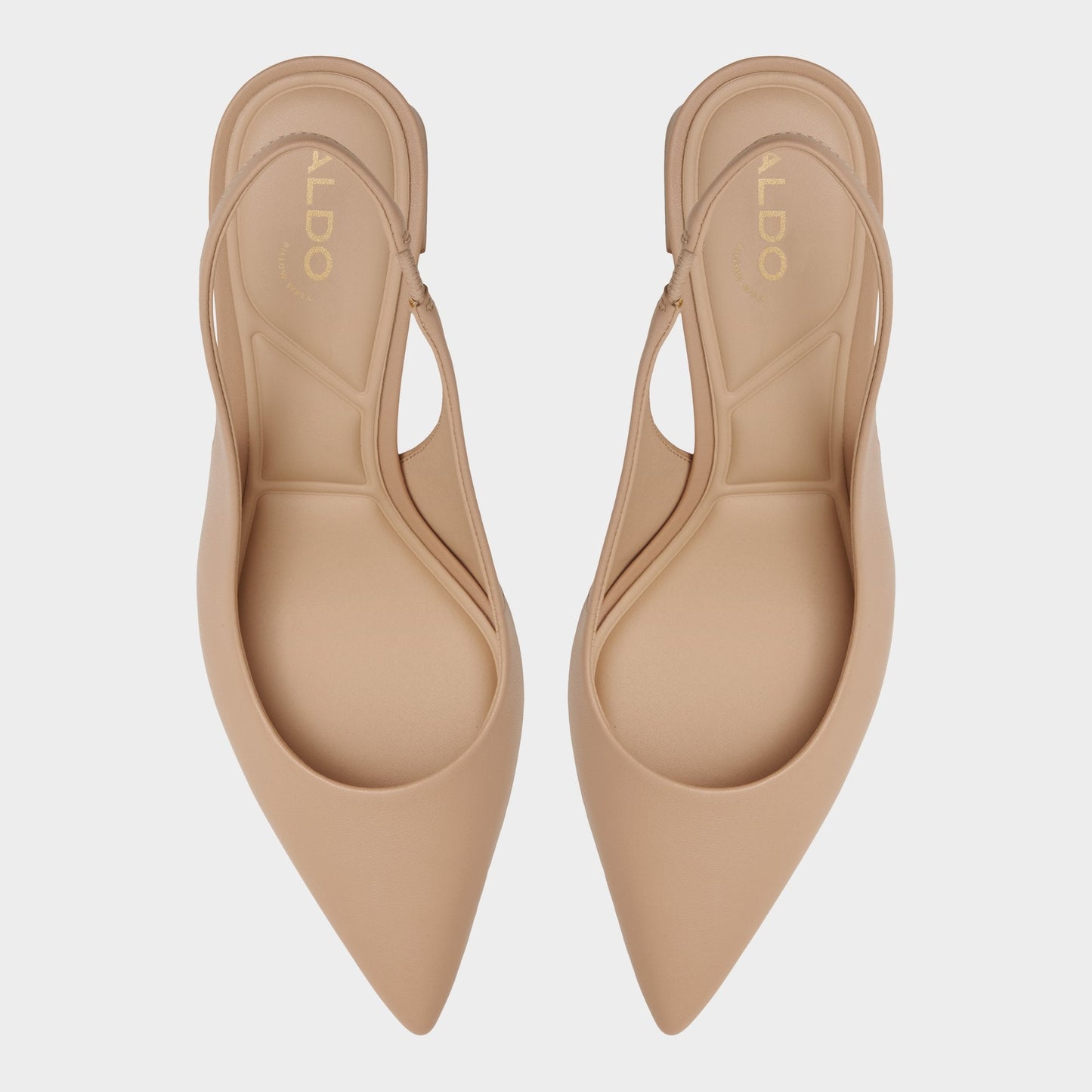 Uliana Beige Women's Block heels - Slingback heel, Block heel - Beige