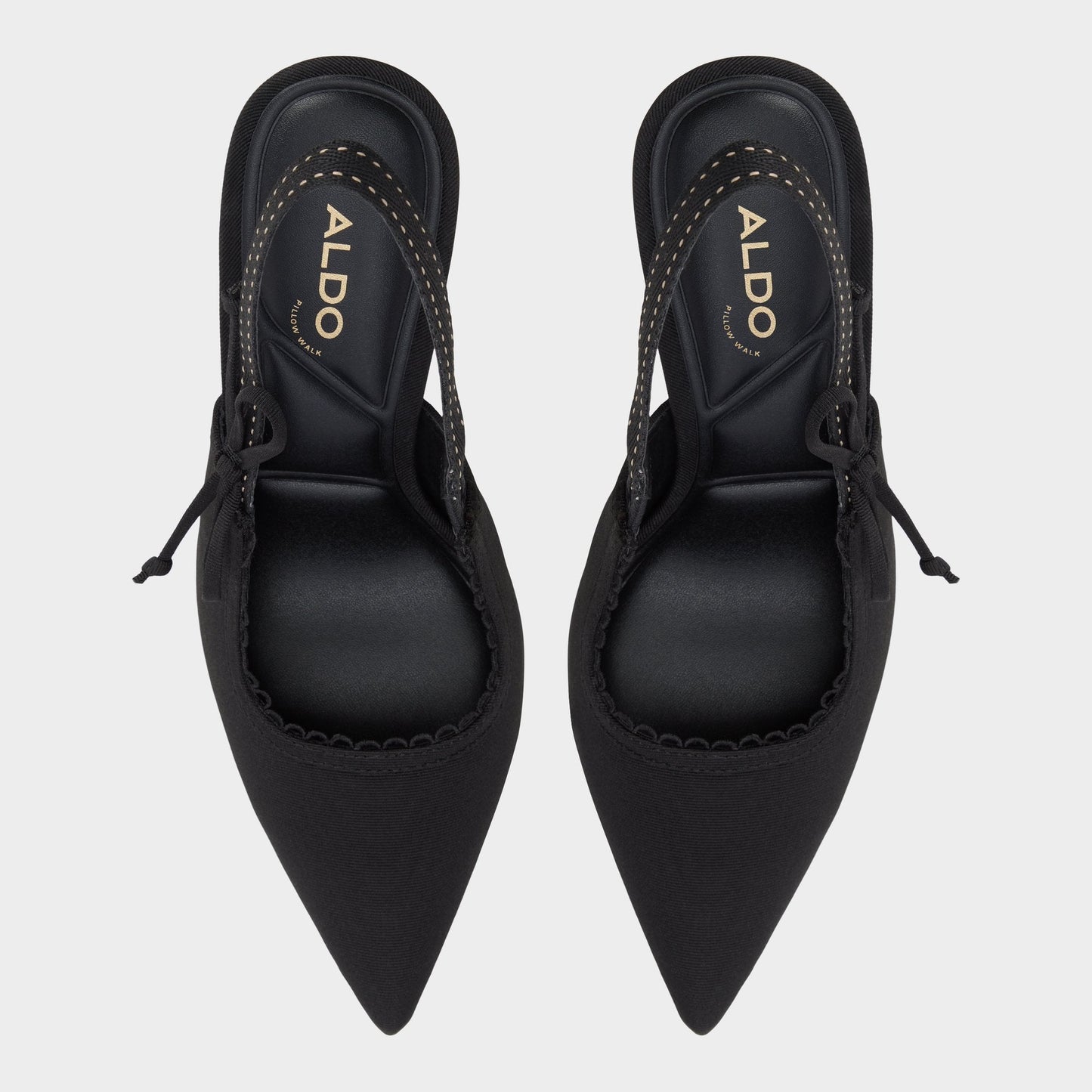 Hennie in Other Black - Slingback heel, Stiletto heel - Other black