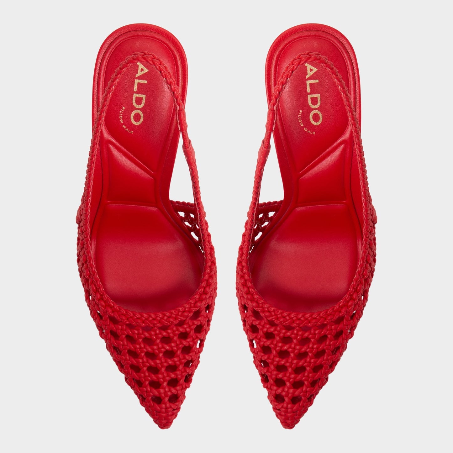 Petras Bright Red Women's Slingbacks - Slingback heel - Bright Red