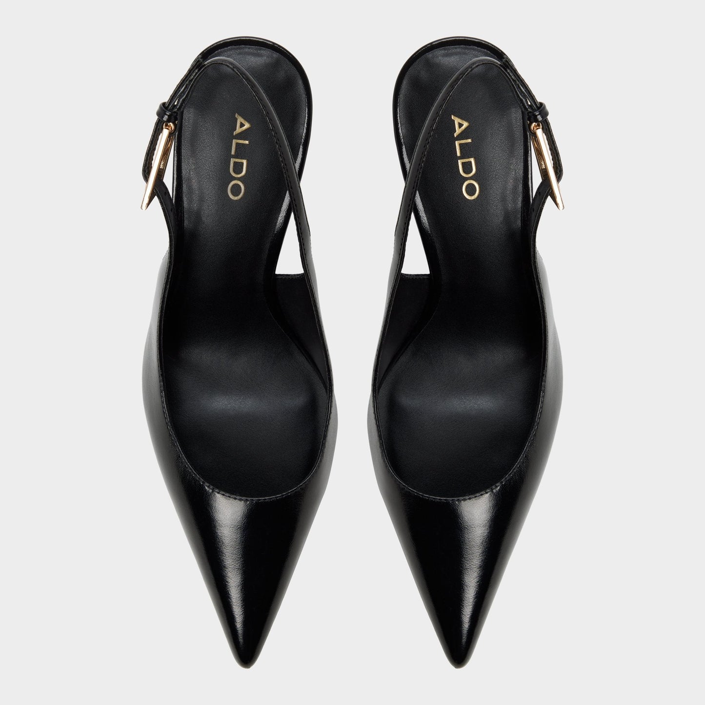 Syliaa in Open Black - Slingback heel - Open black