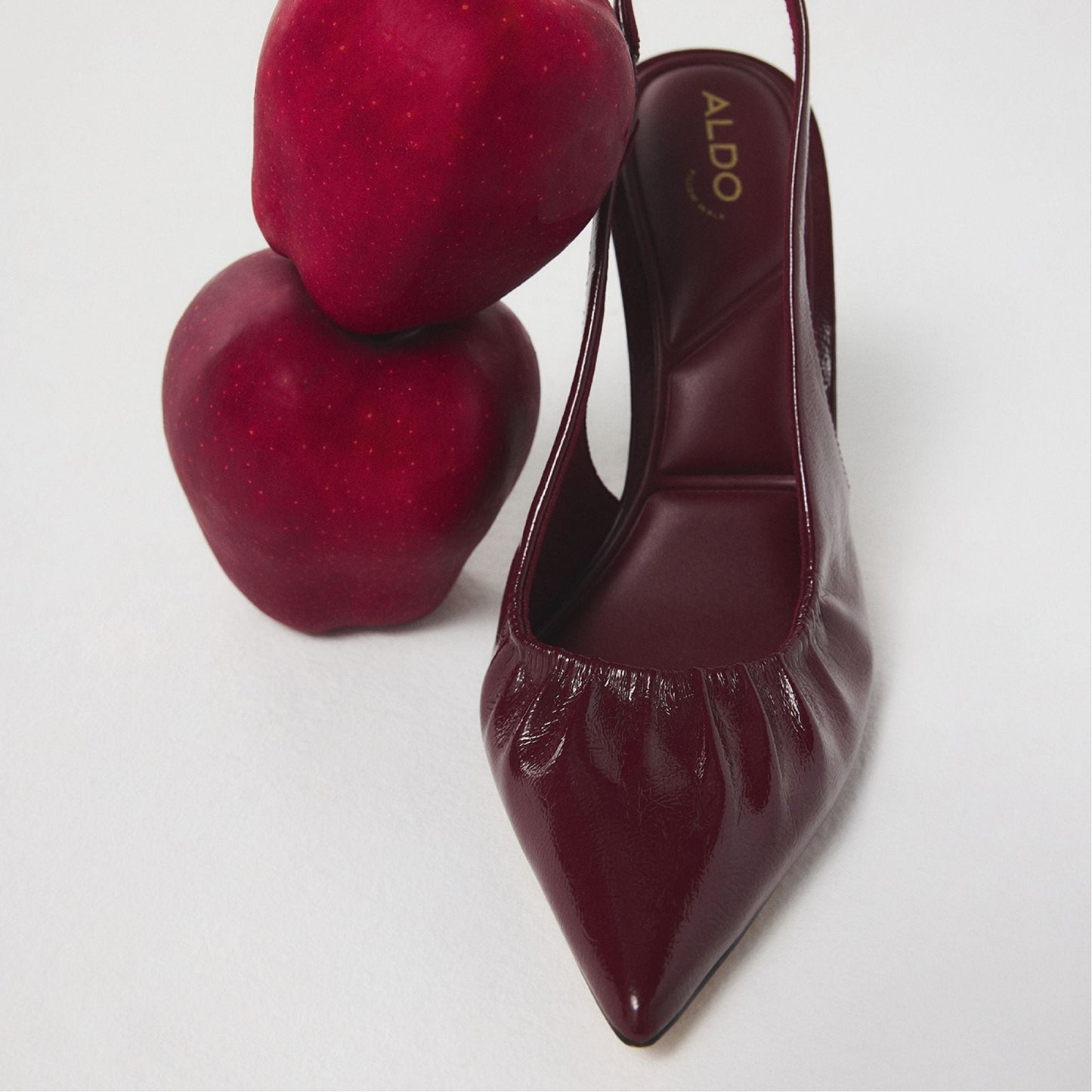 Mystie Bordo Women's Slingbacks - Slingback heel, Stiletto heel - Bordo