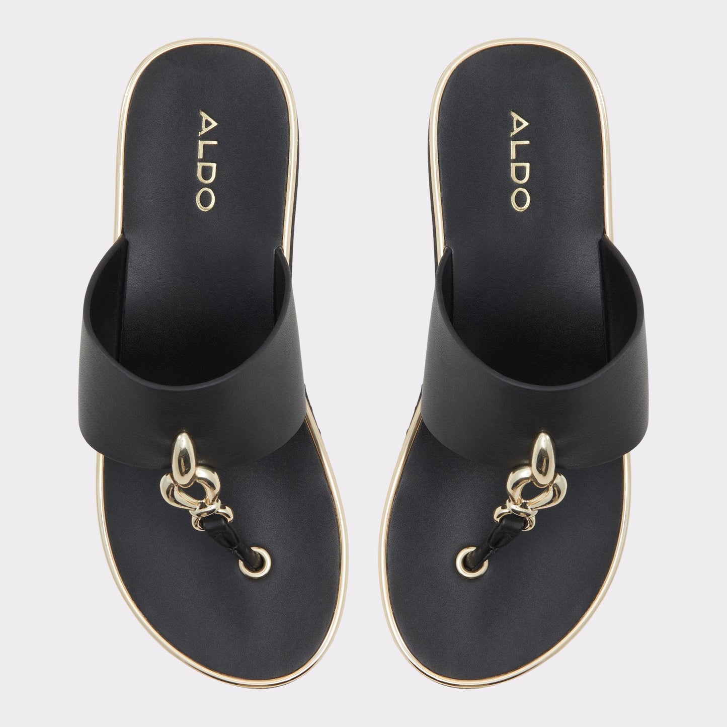 Penelopy Black Women's Wedges - Wedge sandal, Wedge heel - Black