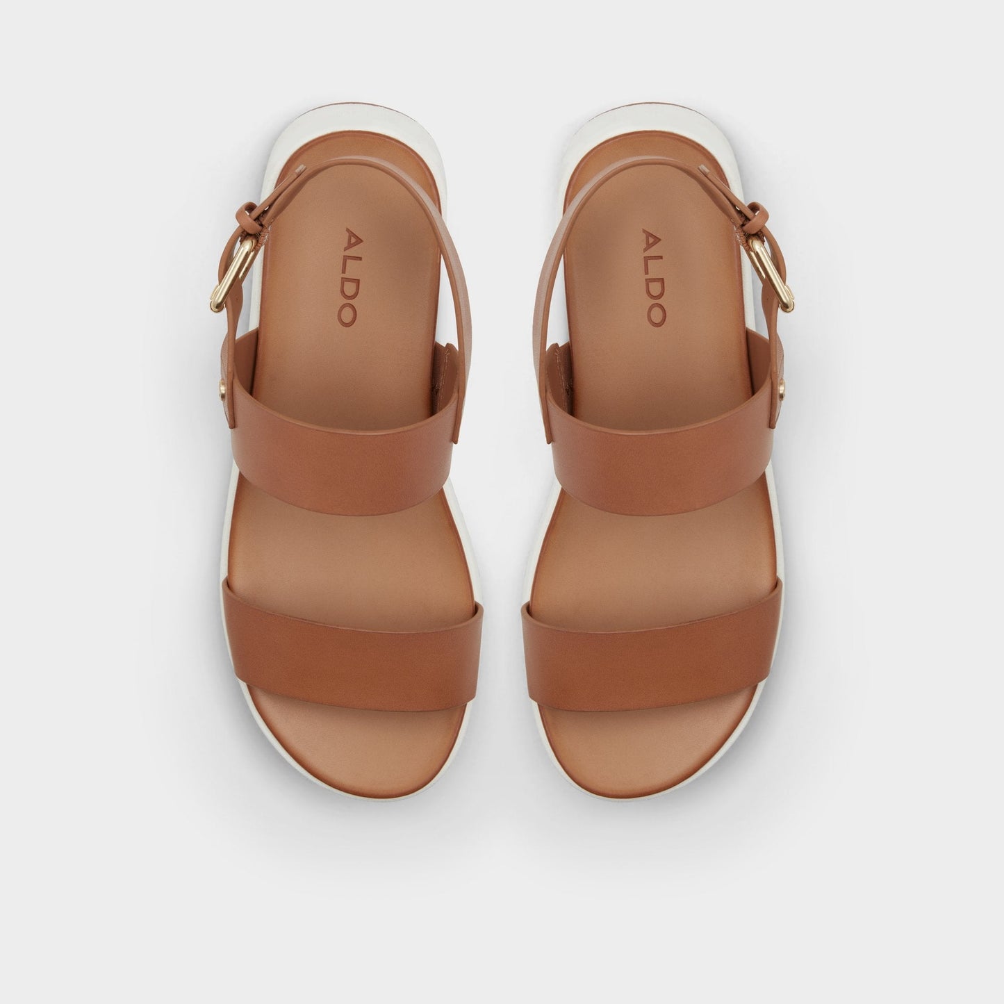 Silyia Dark Beige Women's Sandals - Flat sandal - Dark Beige