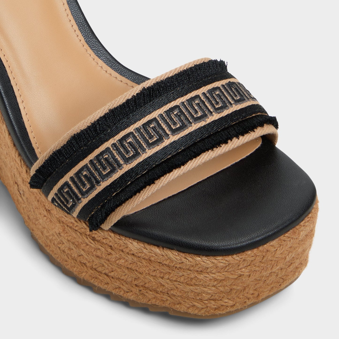 Aberitram Natural Women's Platform sandals - Wedge sandal - Natural
