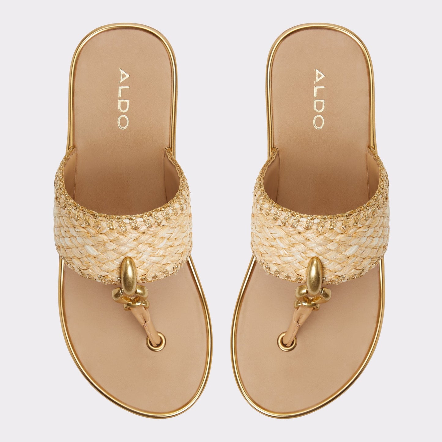 Penelopy Natural Women's Wedges - Wedge sandal, Wedge heel - Natural