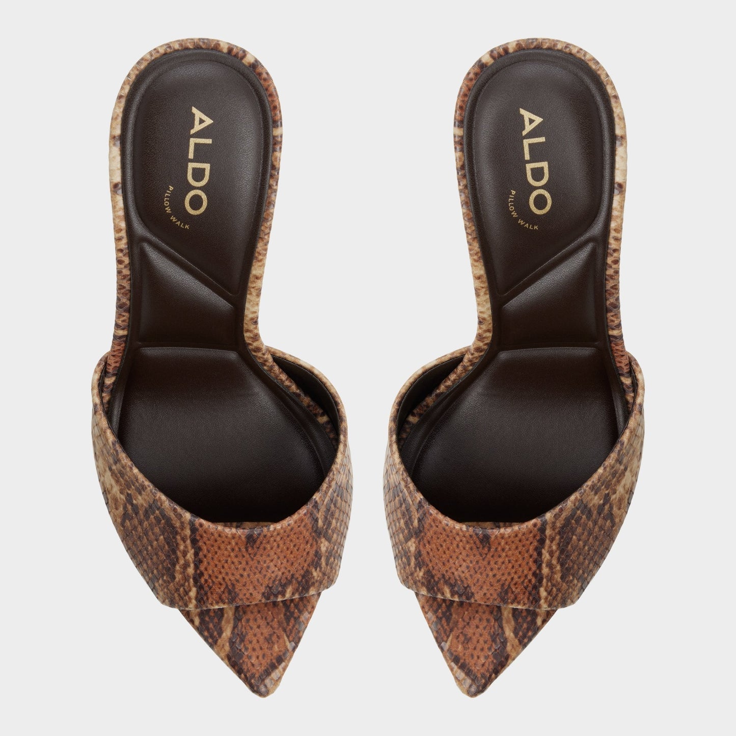 Anniebrilden in Brown Multi 14190598 - Heeled mule, Stiletto heel - Brown multi