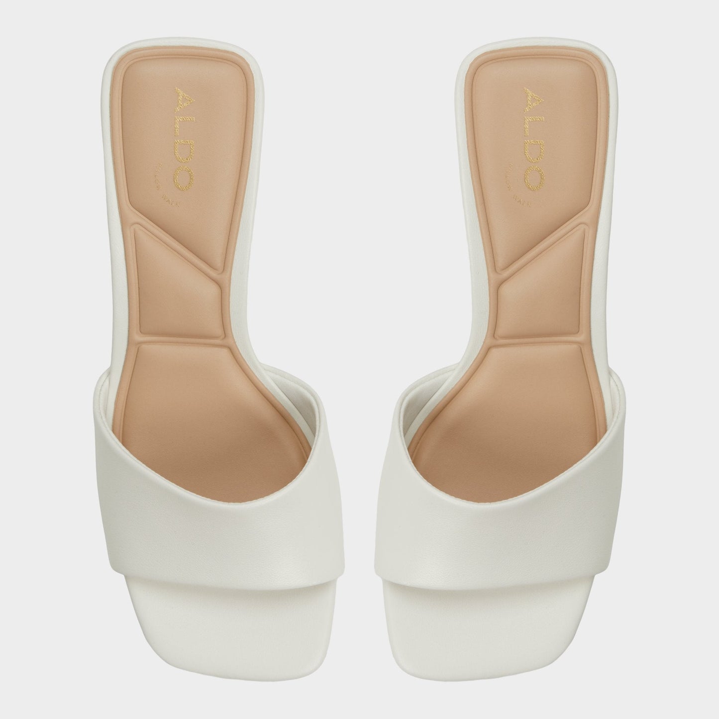 Tisha White Women's Heeled mules - Heeled mule, Block heel - White