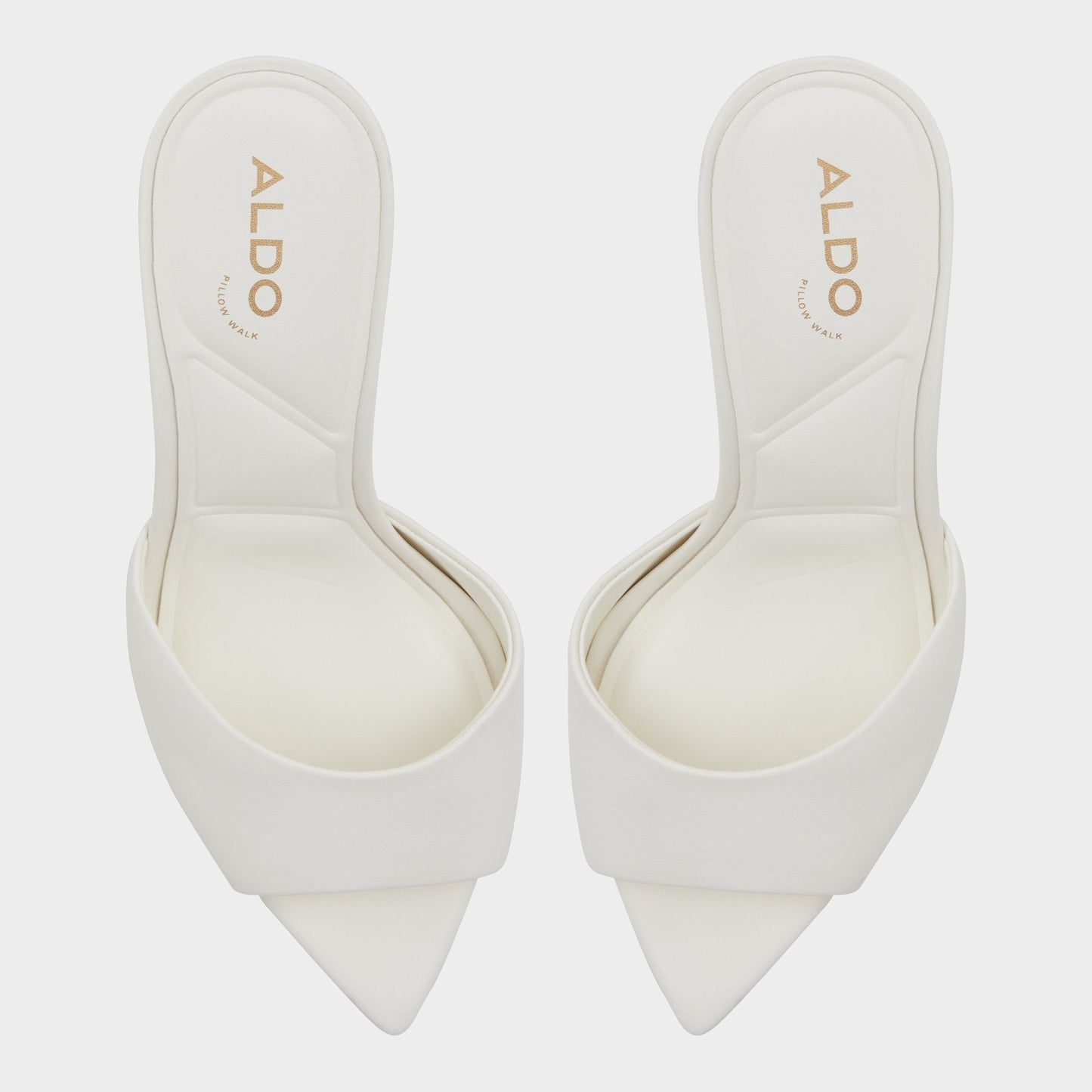 Anniebrilden White Women's Heeled mules - Heeled mule, Stiletto heel - White