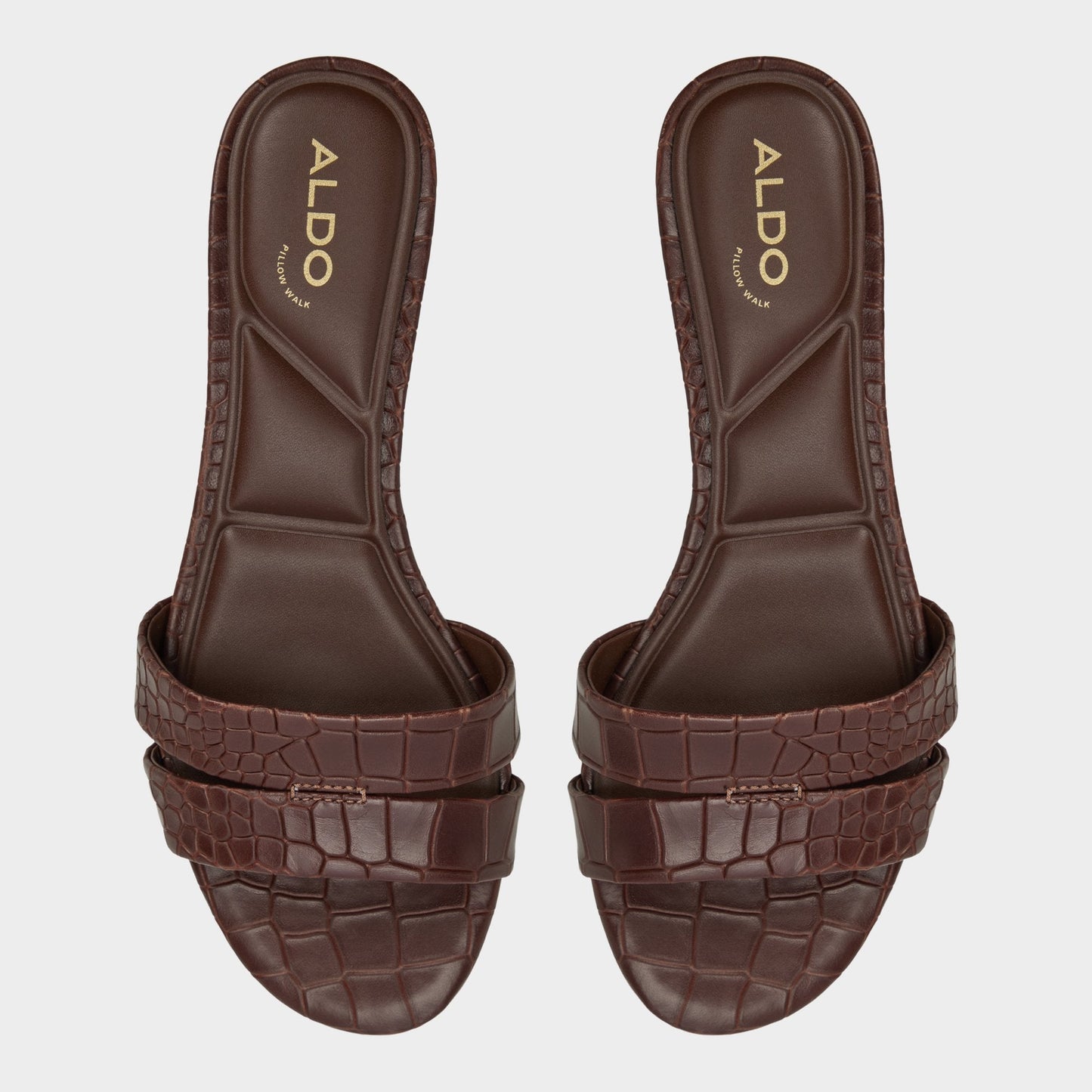 Scarletta Dark Brown Women's Heeled mules - Heeled mule, Kitten heel - Dark Brown