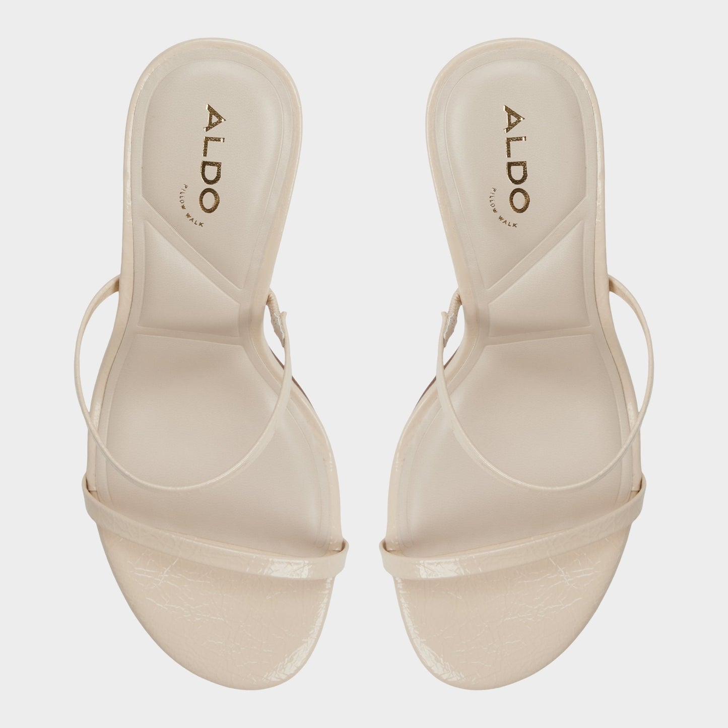 Avelinda in Cream - Heeled mule - Cream