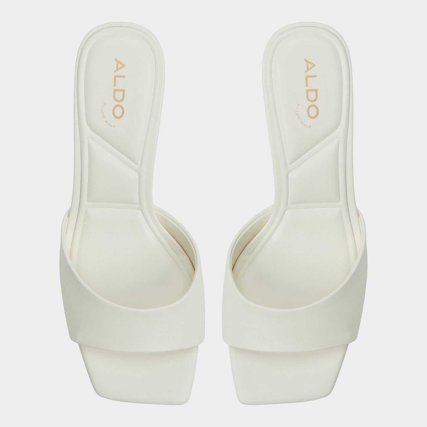 Enchanting White Women's Heeled mules - Heeled mule, Kitten heel - White