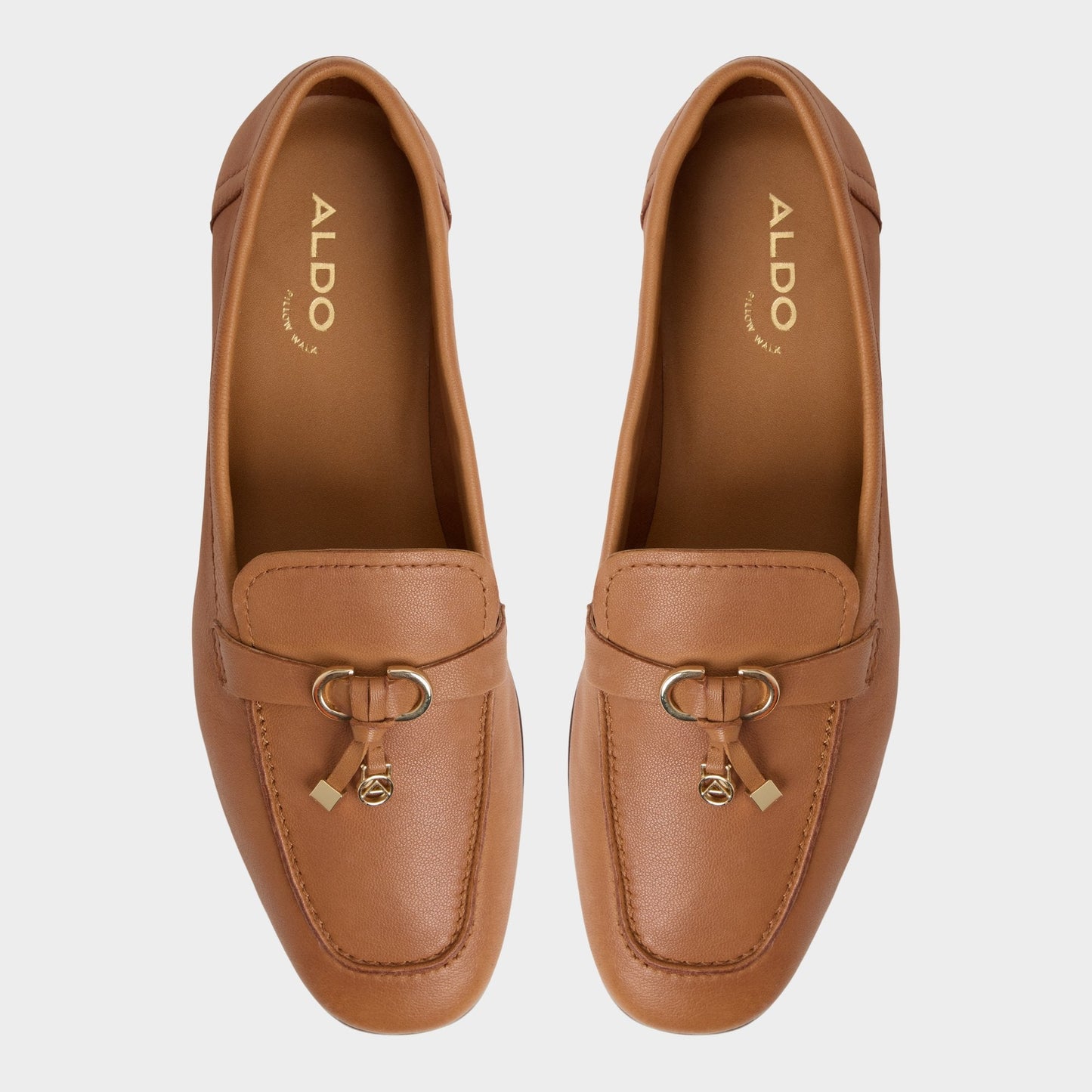 Ybilide Medium Brown Women's Loafers & Oxfords - Loafer - Medium brown