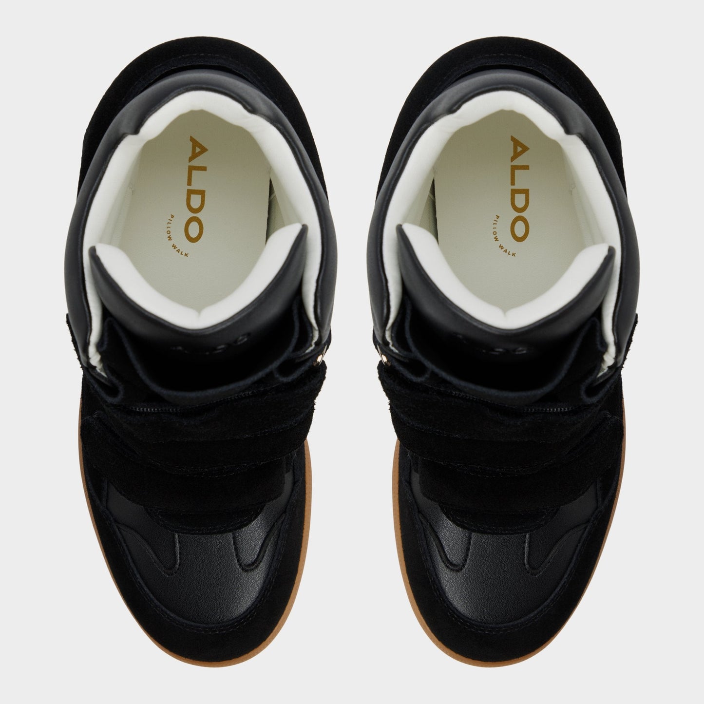 Bellissamo in Black - Wedge sneaker, Wedge heel - Black