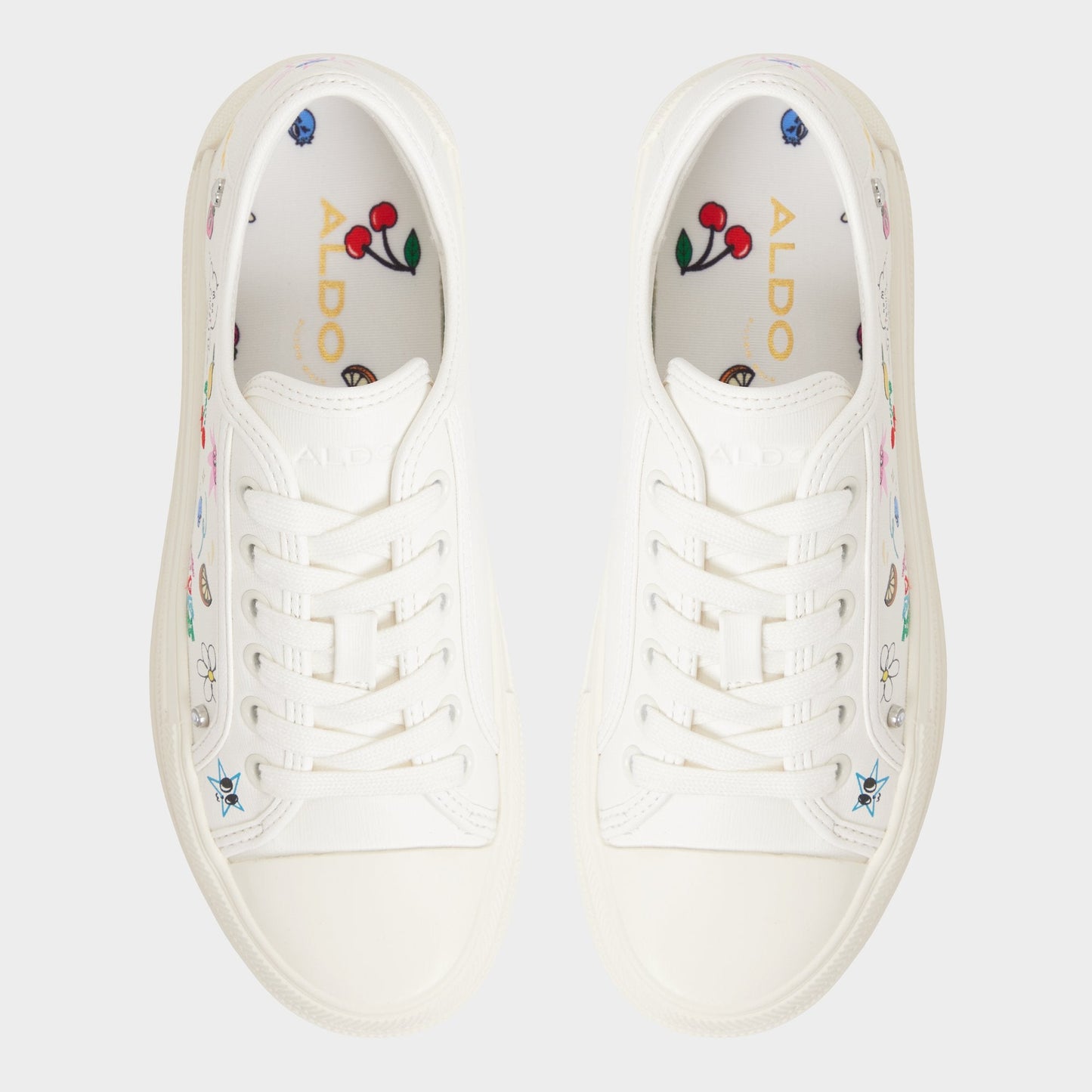 Rayes White/Multi Women's Low top sneakers - Sneaker, Platform - White/Multi