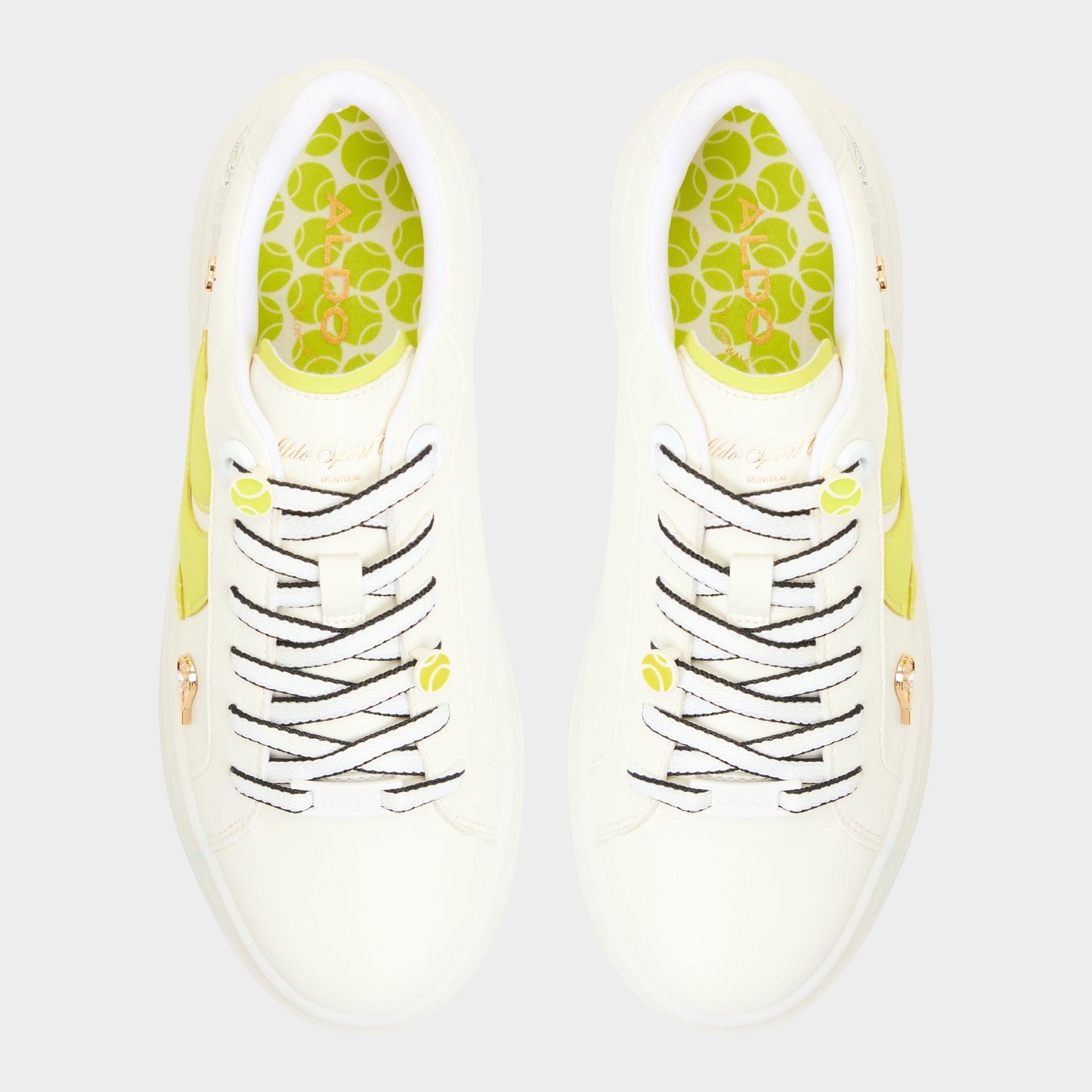 Clubchamp White Combo Women's Platform and wedge sneakers - Low top sneaker - White Combo
