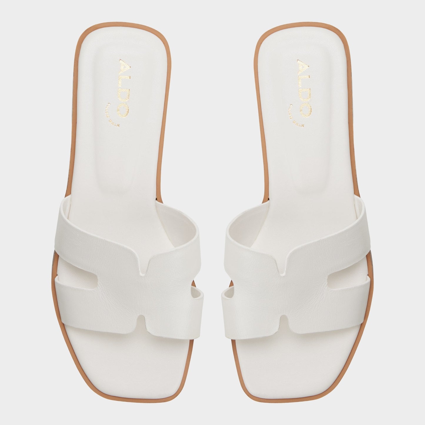 Itsandalb in White - Slide sandal - White