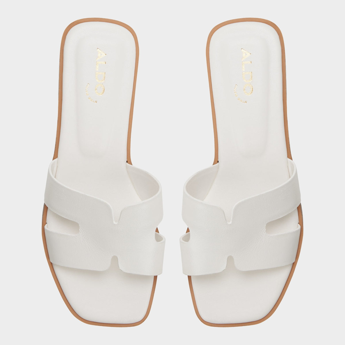 Itsandalb in White - Slide sandal - White