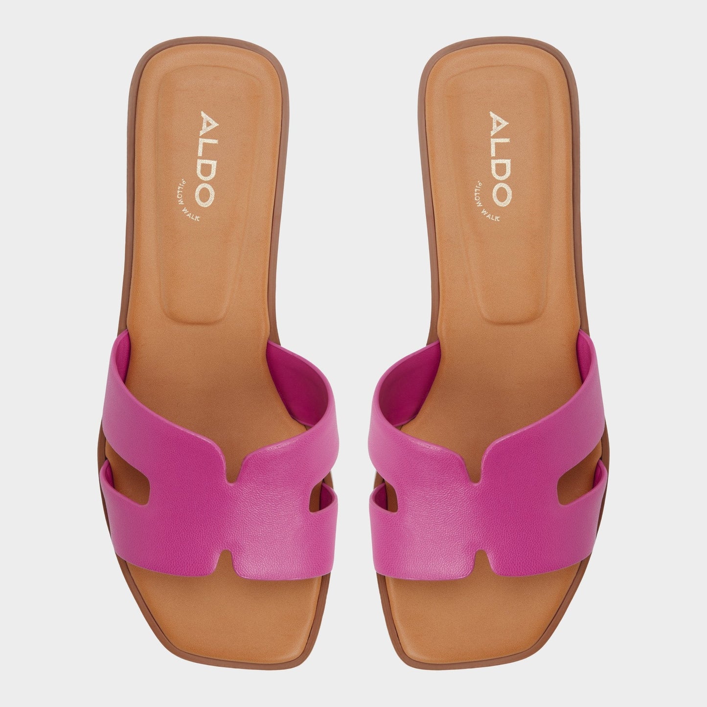 Itsandal in Dark Pink - Slide sandal - Dark pink