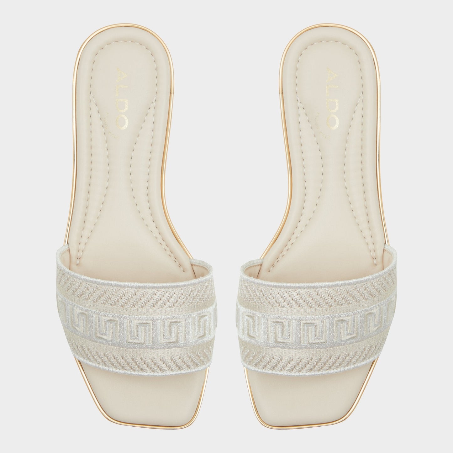 Oceania Other Beige Women's Flats - Slide sandal - Other beige