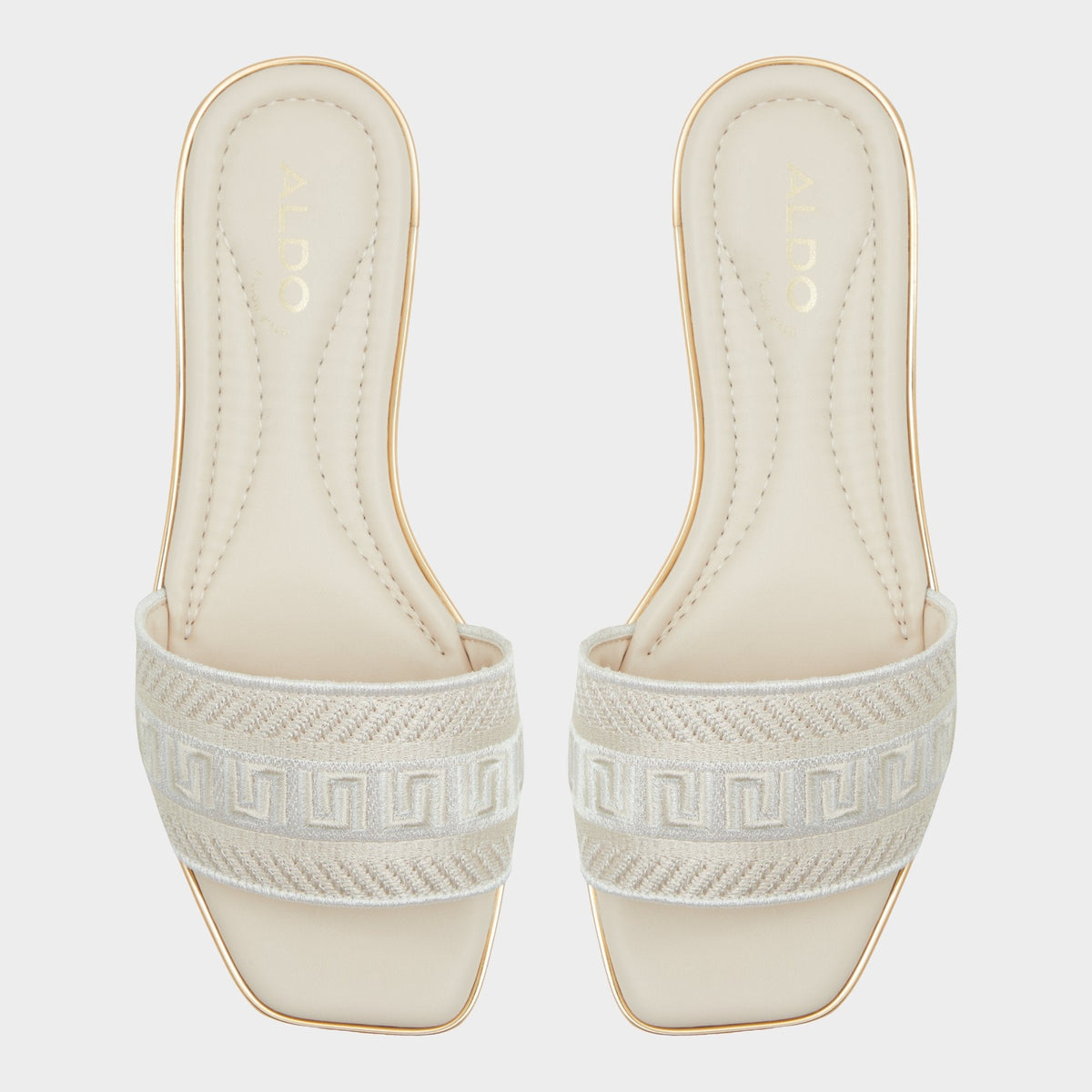 Oceania Other Beige Women's Flats - Slide sandal - Other beige