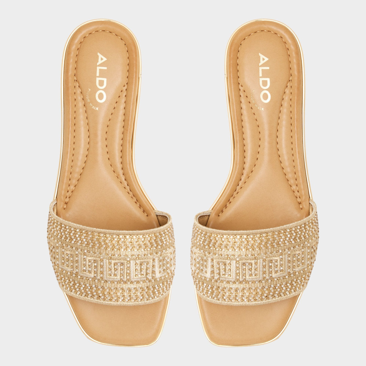 Oceania in Xt Gold - Slide sandal - Gold