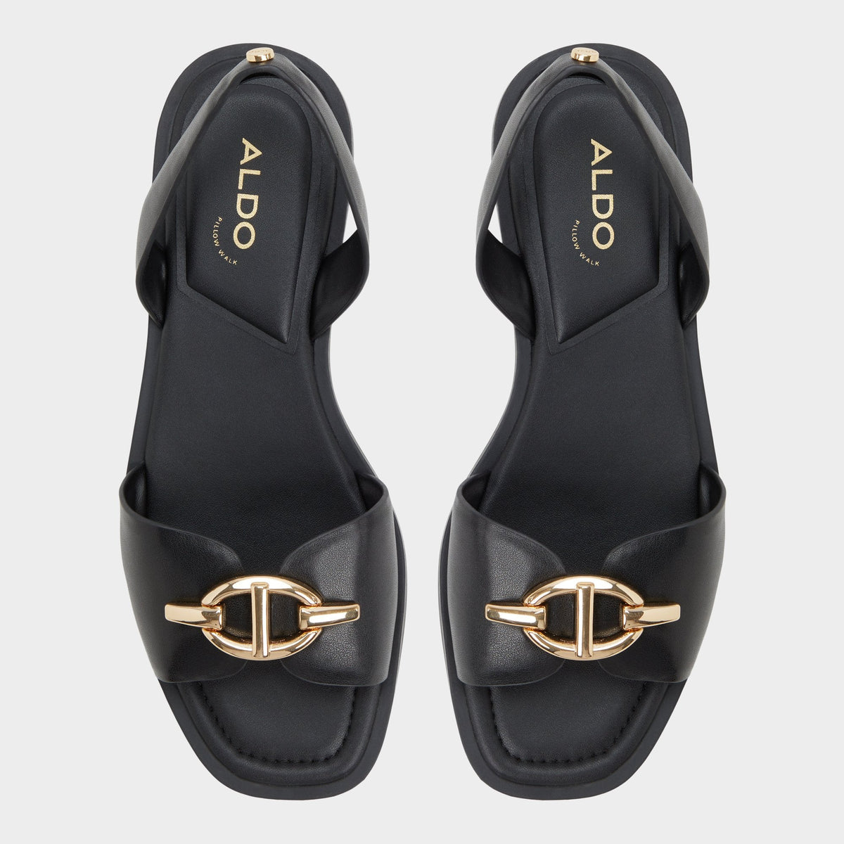 Goassi Black Women's Flats - Flat sandal - Black
