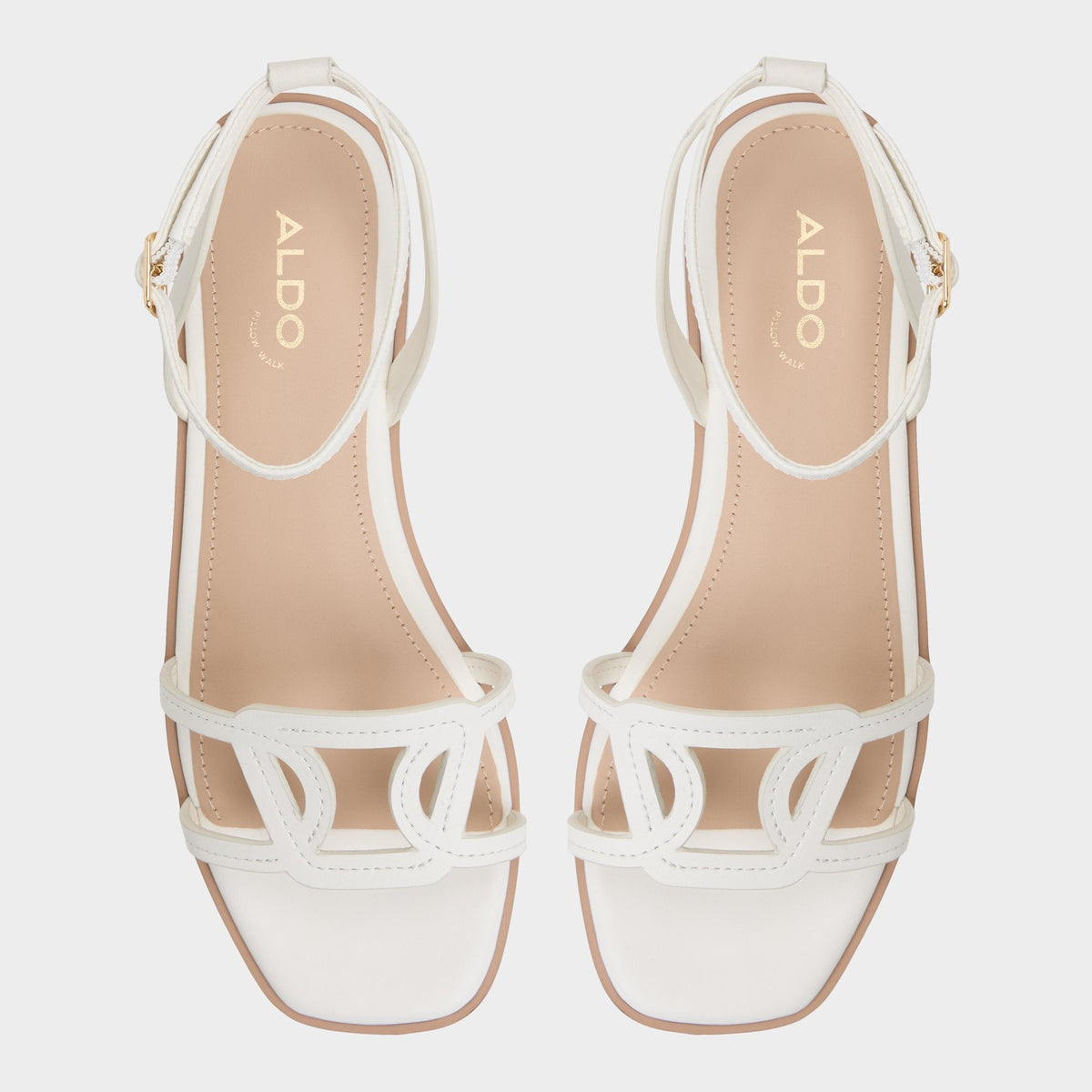 Greengrove White Women's Flats - Flat sandal - White