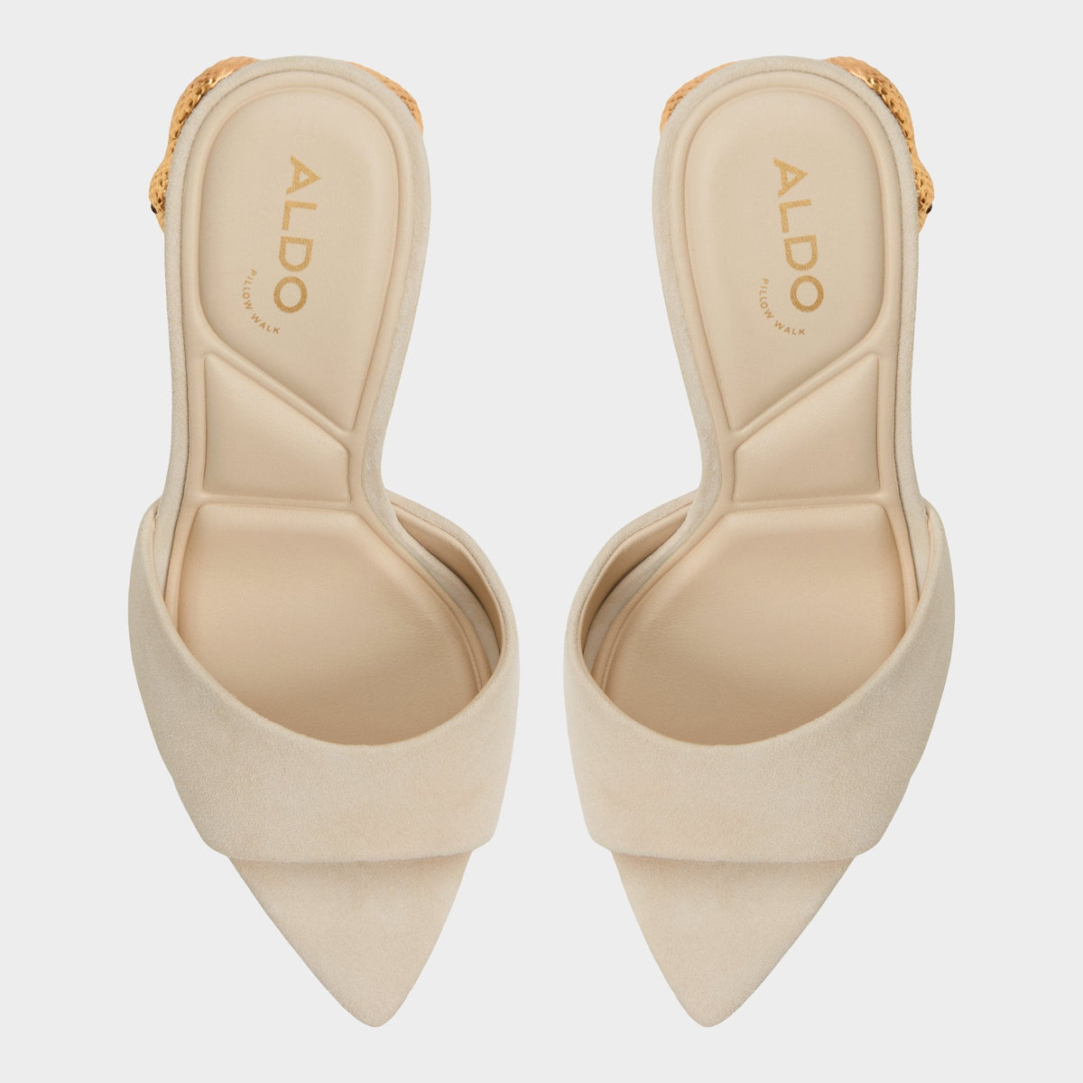 Seashella Bone Women's Heeled mules - Heeled mule - Bone