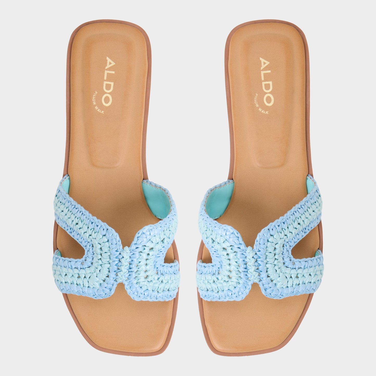 Itsandal Blue Combo Women's Flats - Slide sandal - Blue Combo