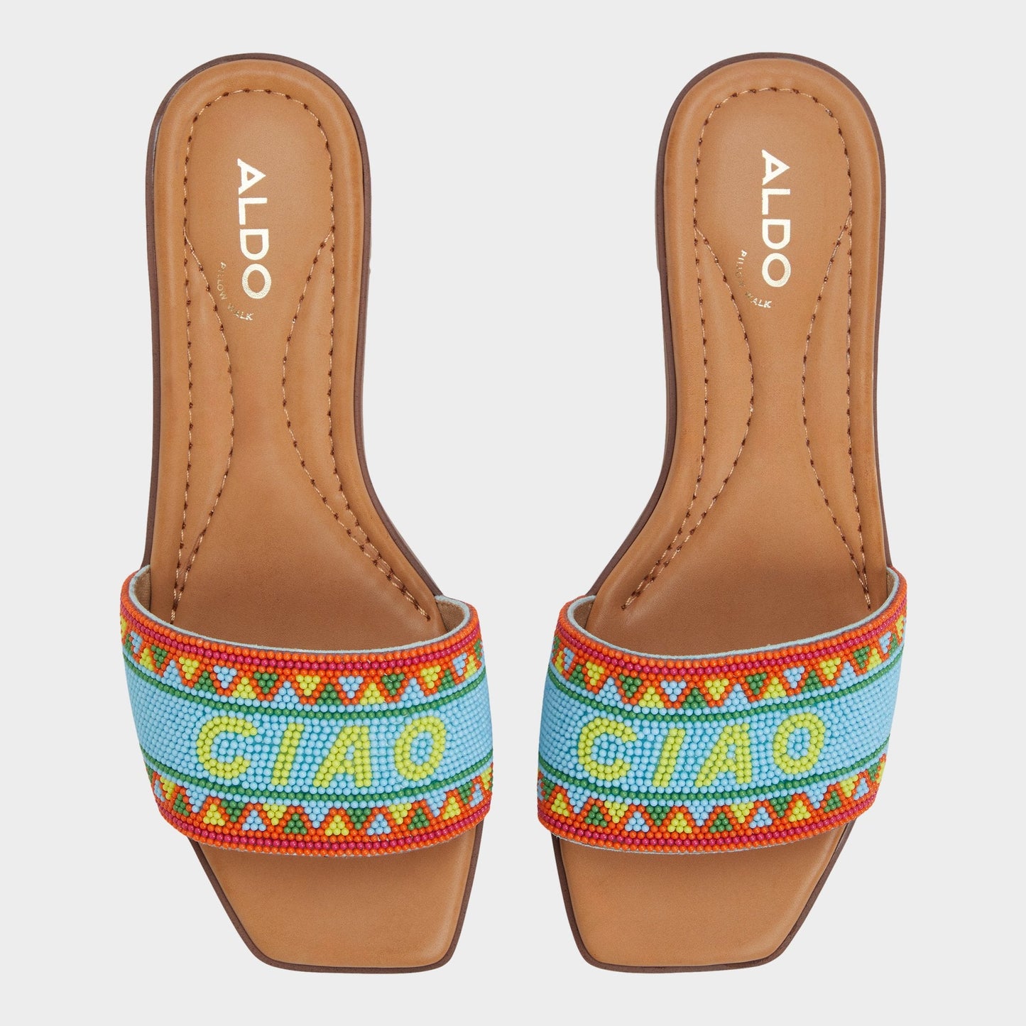Seavacay Bright Multi Women's Flats - Slide sandal - Bright Multi