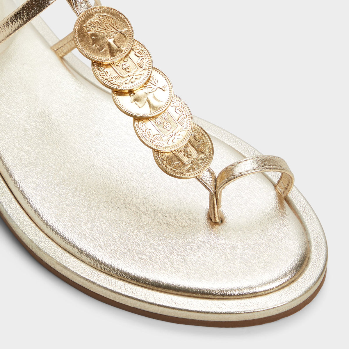 Artemisa Gold Women's Travel essentials - T-strap sandal - Gold