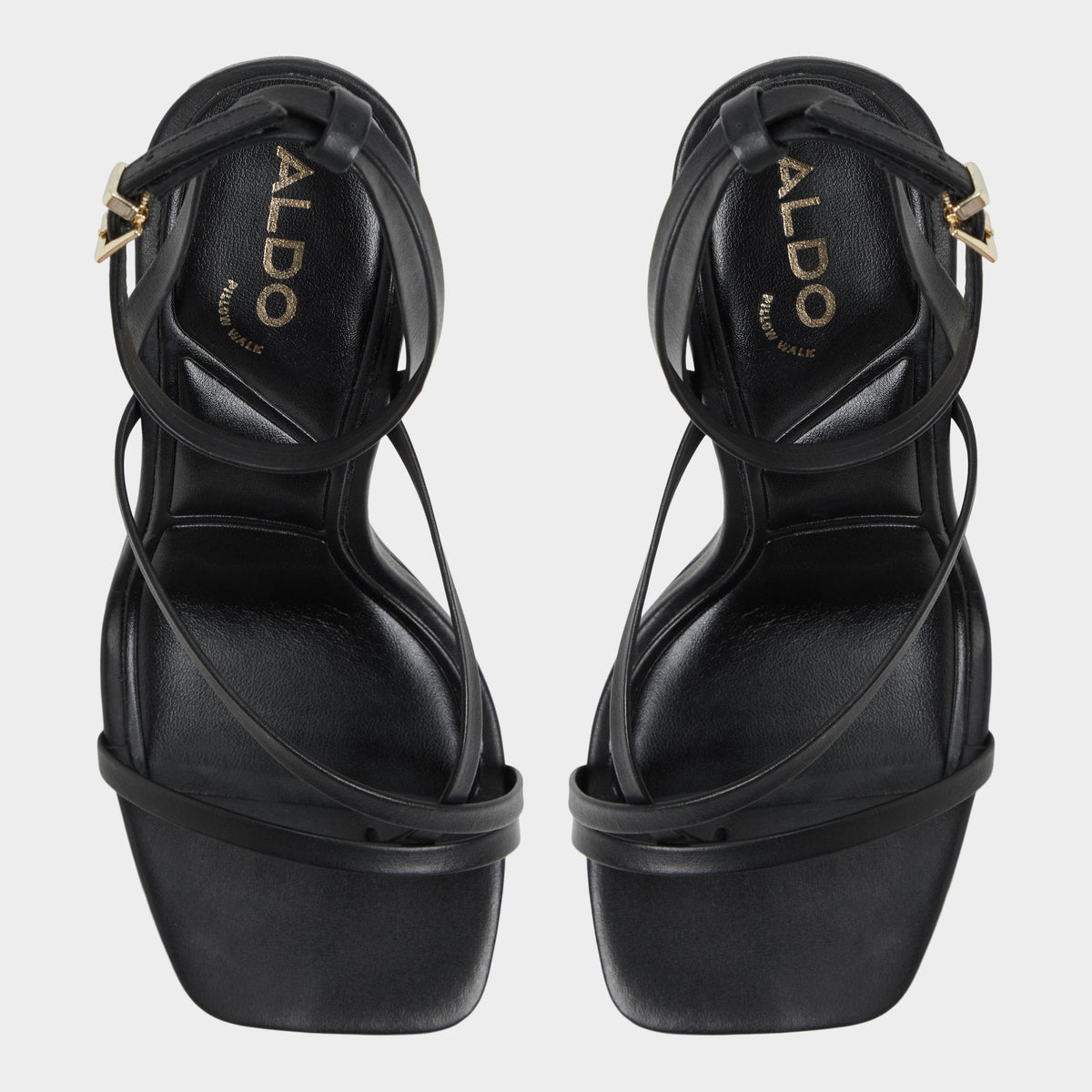 Laurader Other Black Women's Block heels - Strappy heeled sandal, Block heel - Other Black