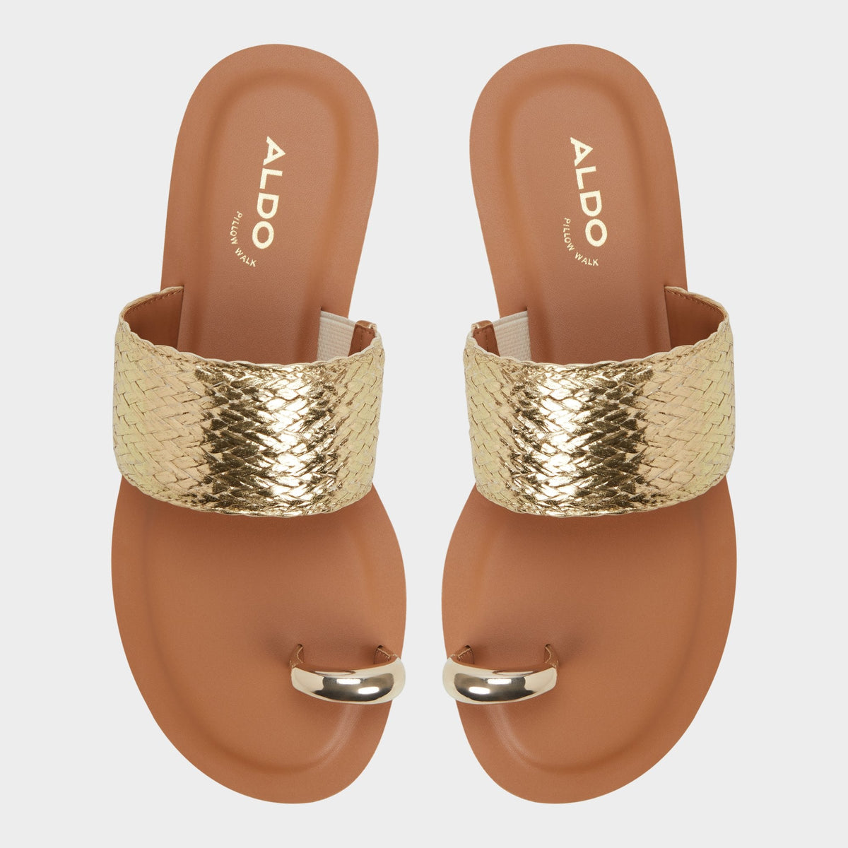 Beachwalk Gold Women's Iridescent metallics - Slide sandal - Gold