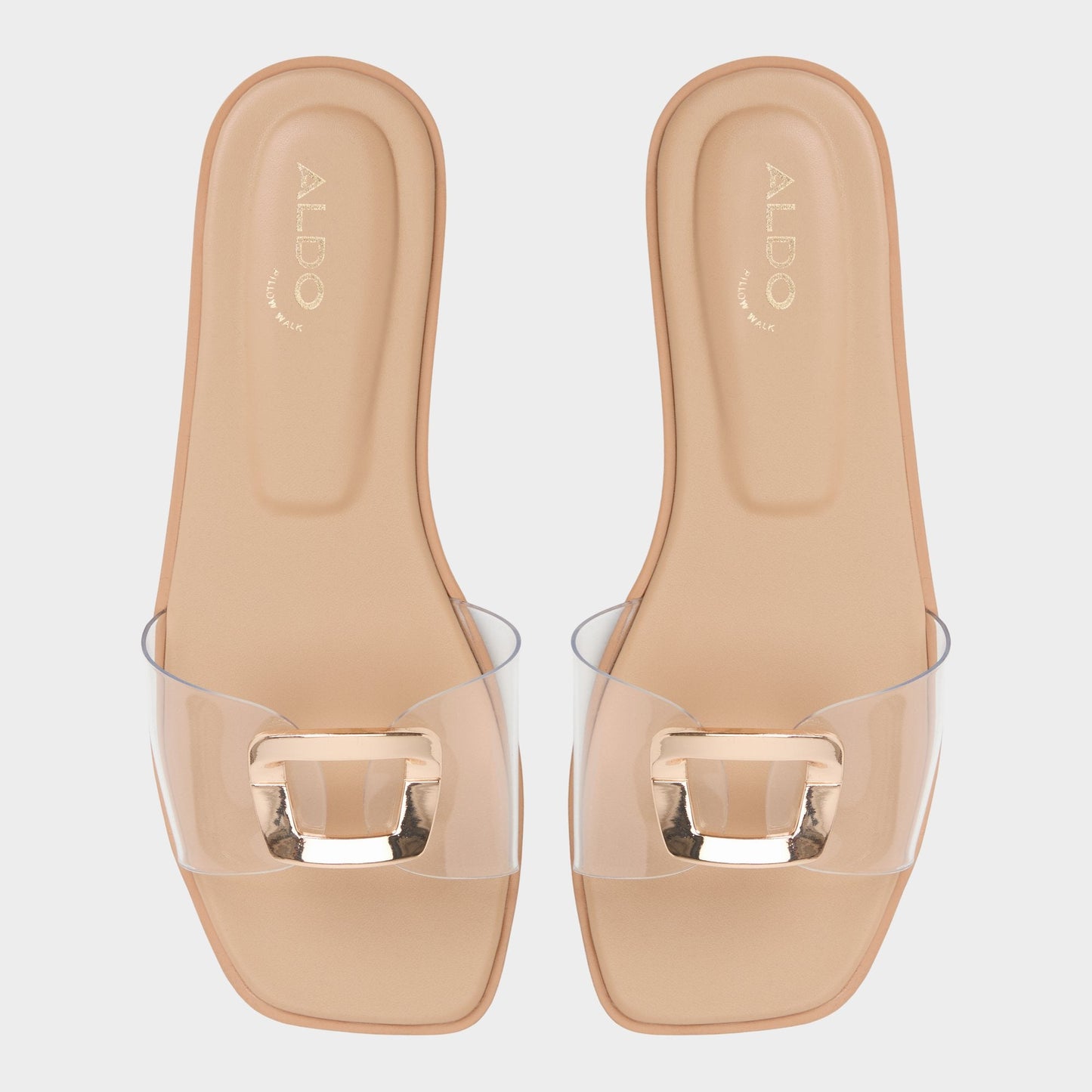 Tidella Clear Women's Flats - Slide sandal - Clear
