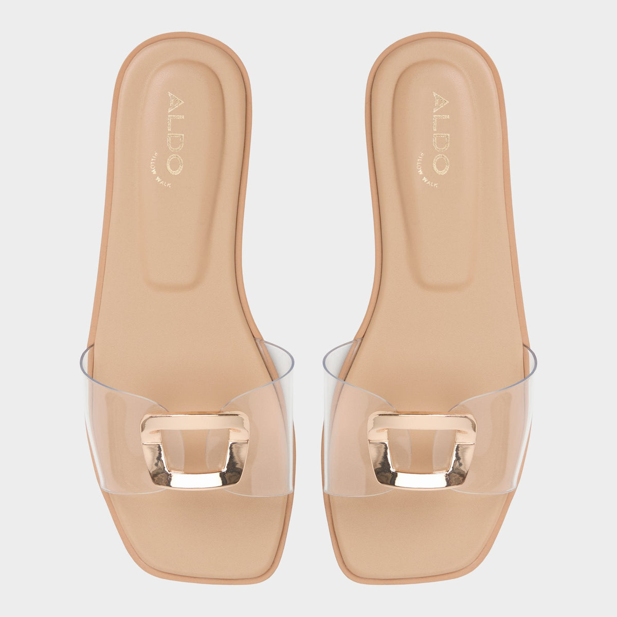 Tidella Clear Women's Flats - Slide sandal - Clear