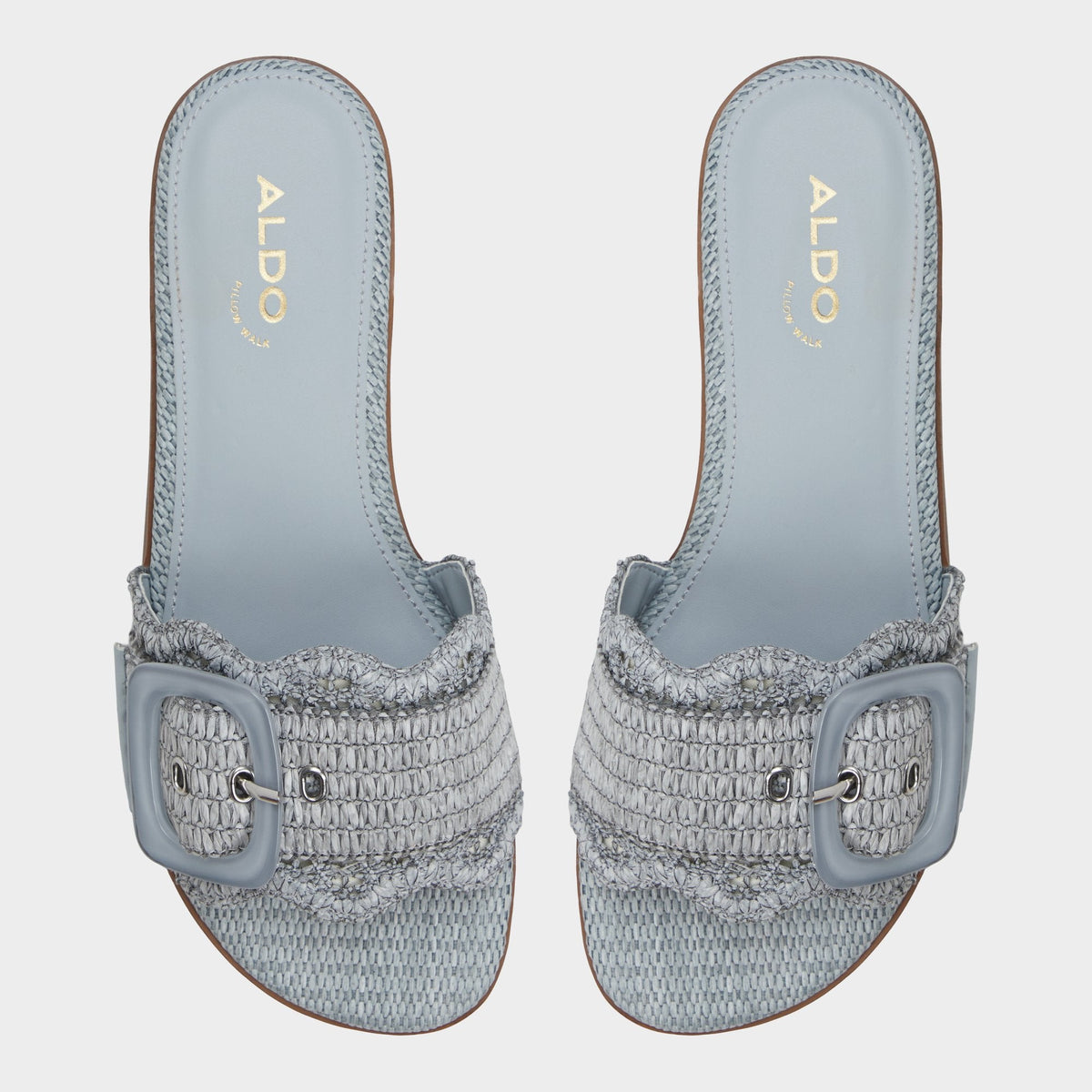 Wavysally in Other Blue 14051763 - Slide sandal - Other blue