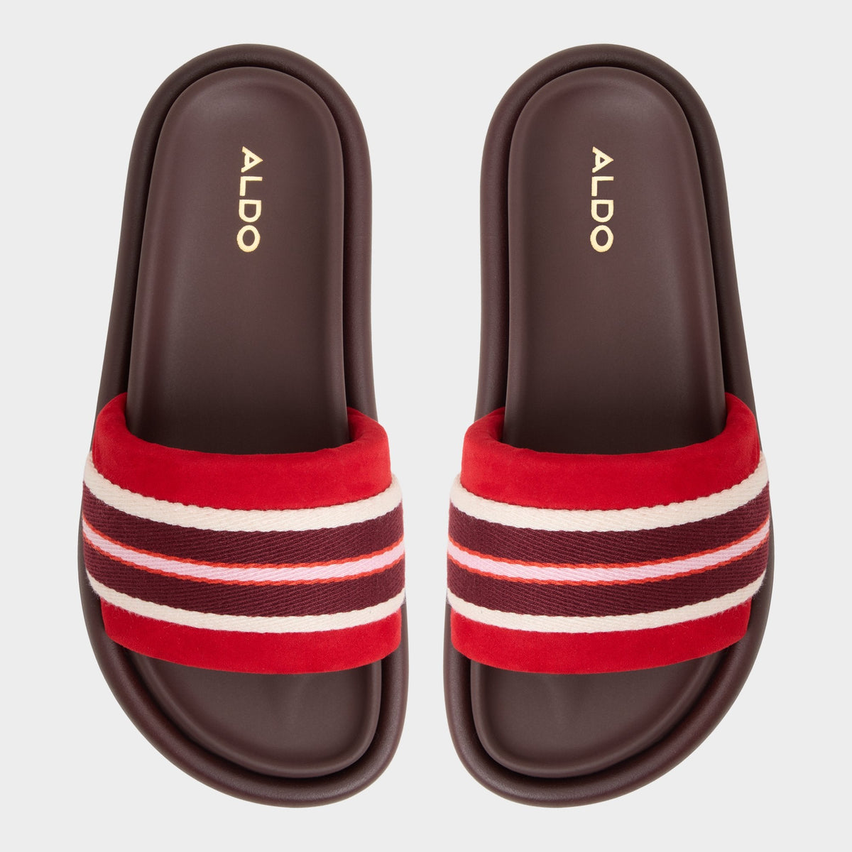 Nydelagan in Open Red - , Footbed sandal - Open red
