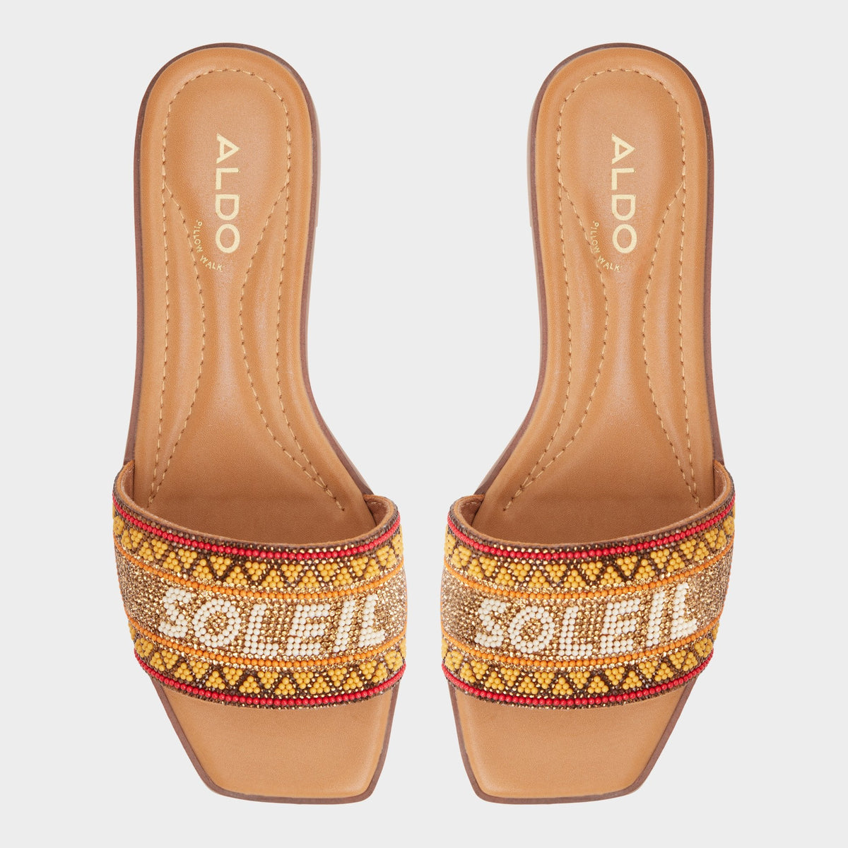 Seavacay Brown Multi Women's Flats - - Brown Multi