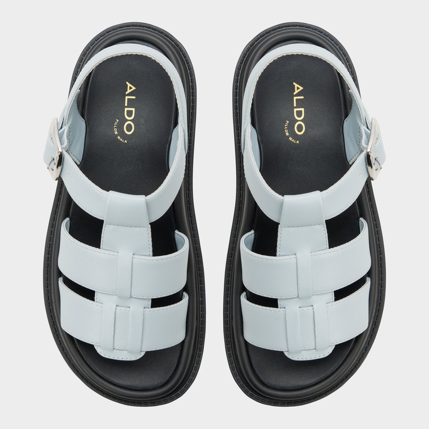 Linettie in Other Blue - Gladiator sandal, Footbed sandal - Other Blue