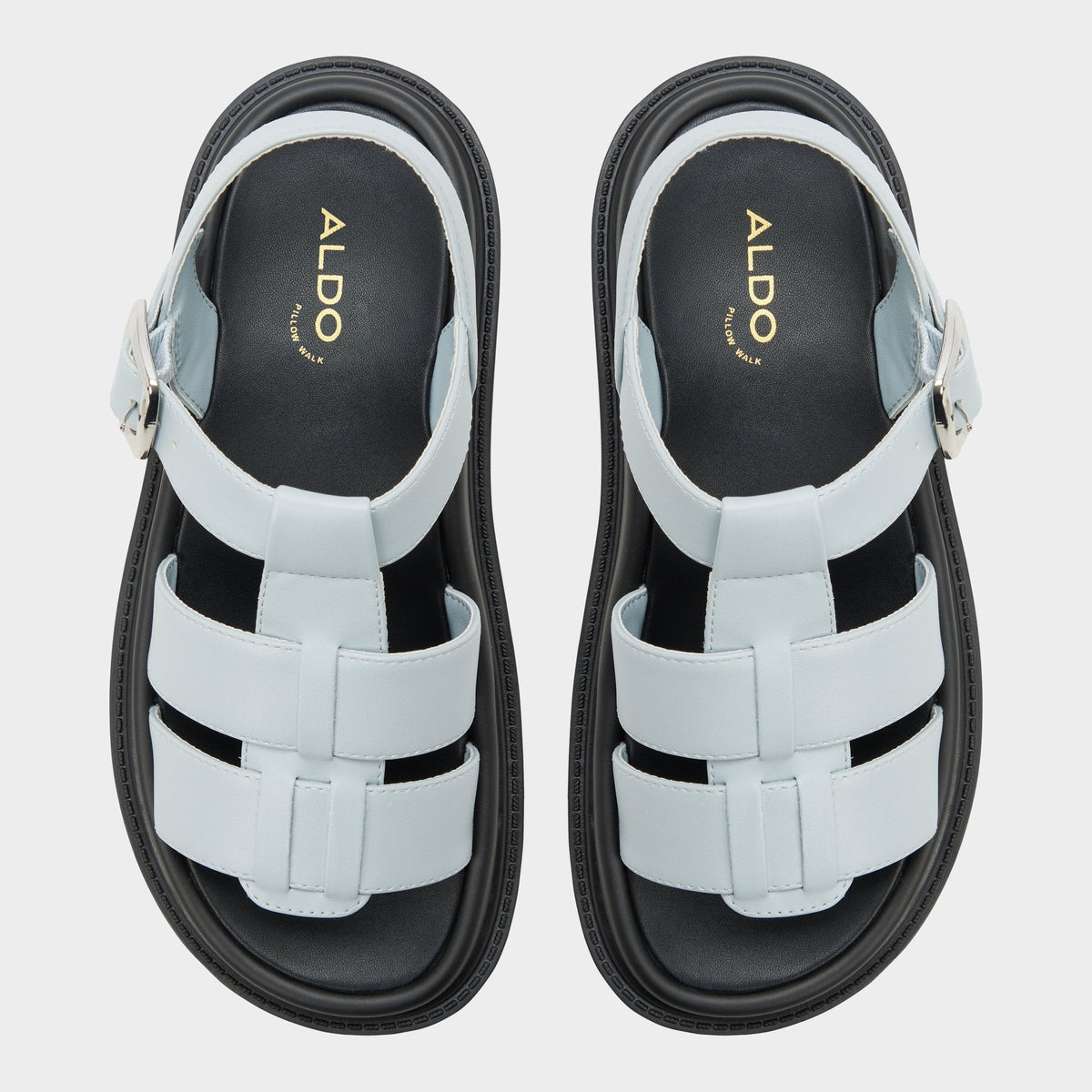 Linettie in Other Blue - Gladiator sandal, Footbed sandal - Other Blue