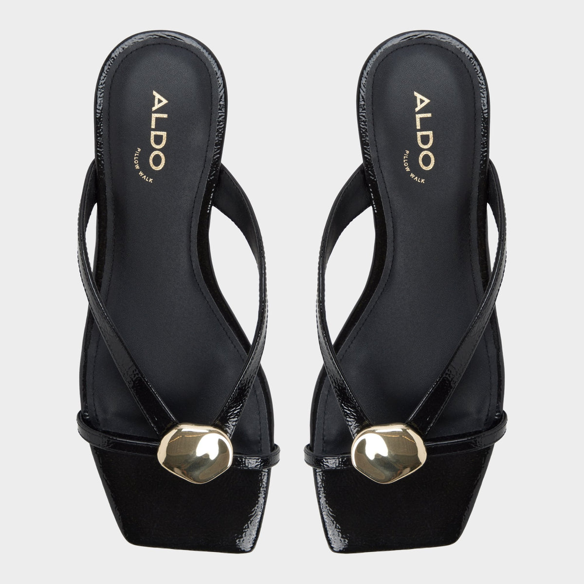 Iliria Black Women's Flats - Slide sandal - Black